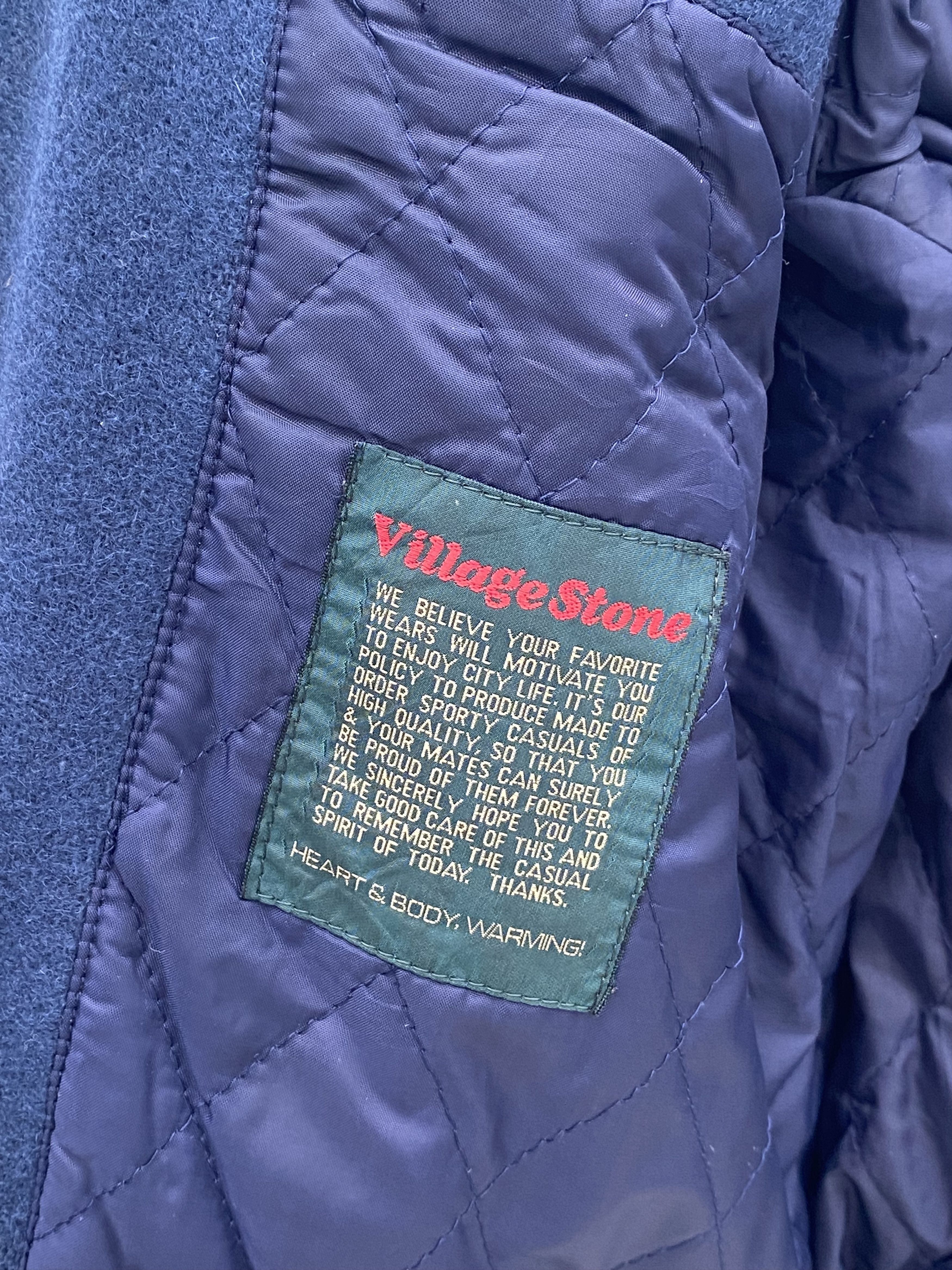 Japanese Brand Distressed Kanagawa University sleeve leather varsity Size US L / EU 52-54 / 3 - 14 Thumbnail