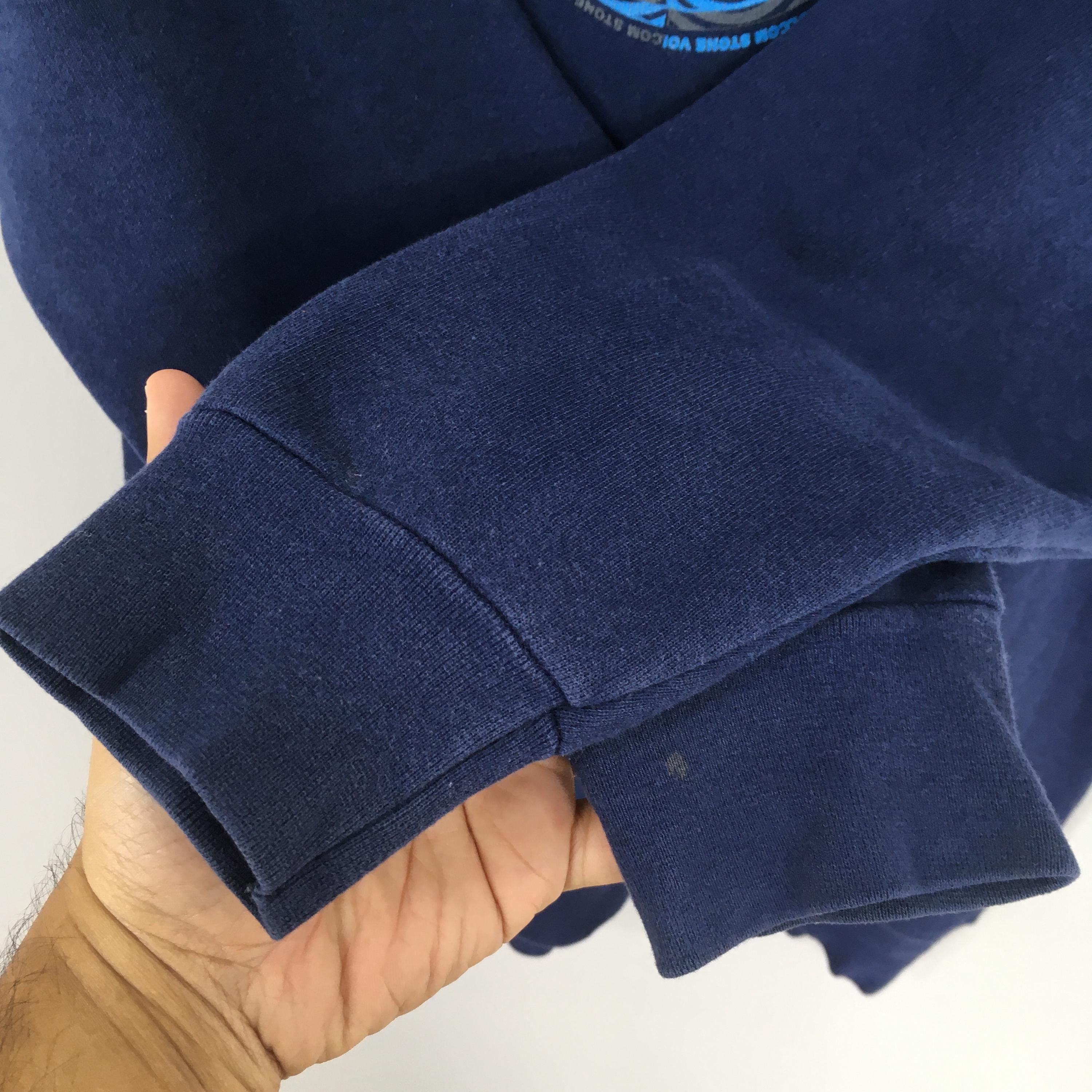 Vintage × Volcom Vintage 90s Volcom Skateboarding Blue Sweatshirt Medium Size US M / EU 48-50 / 2 - 5 Thumbnail