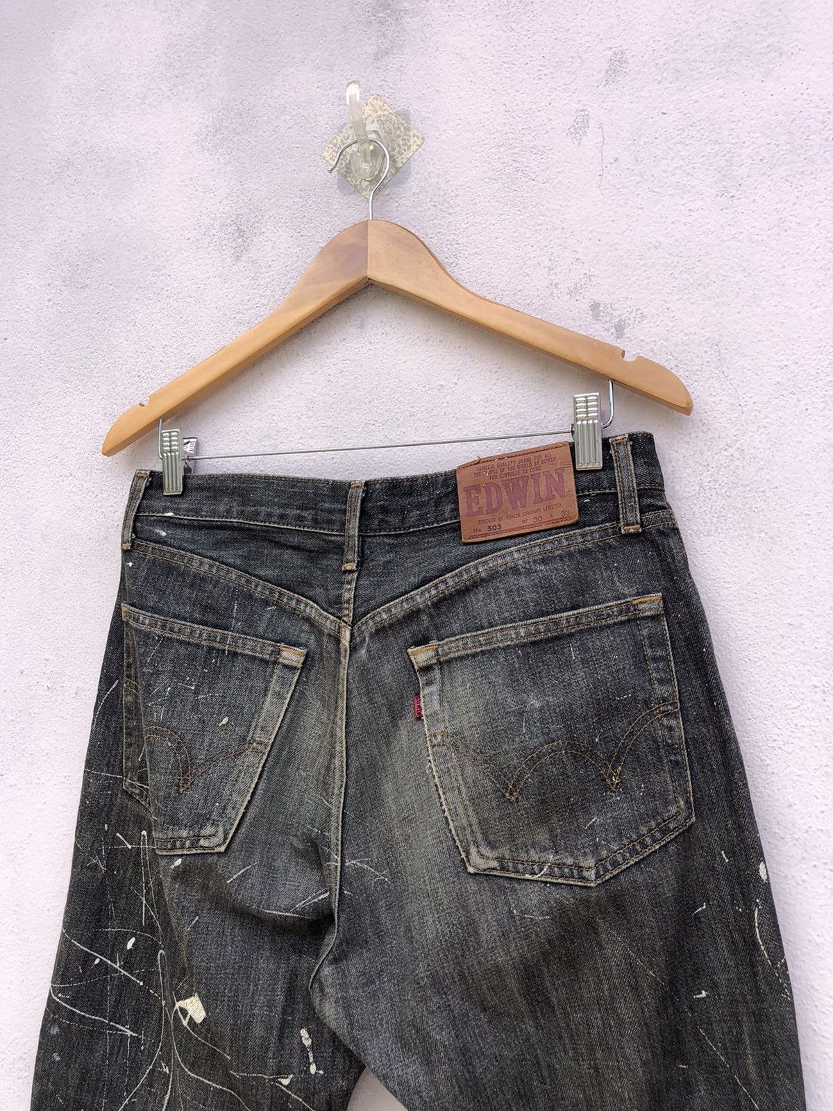Edwin Edwin 503 Distressed Painter Jeans Size US 29 - 7 Thumbnail