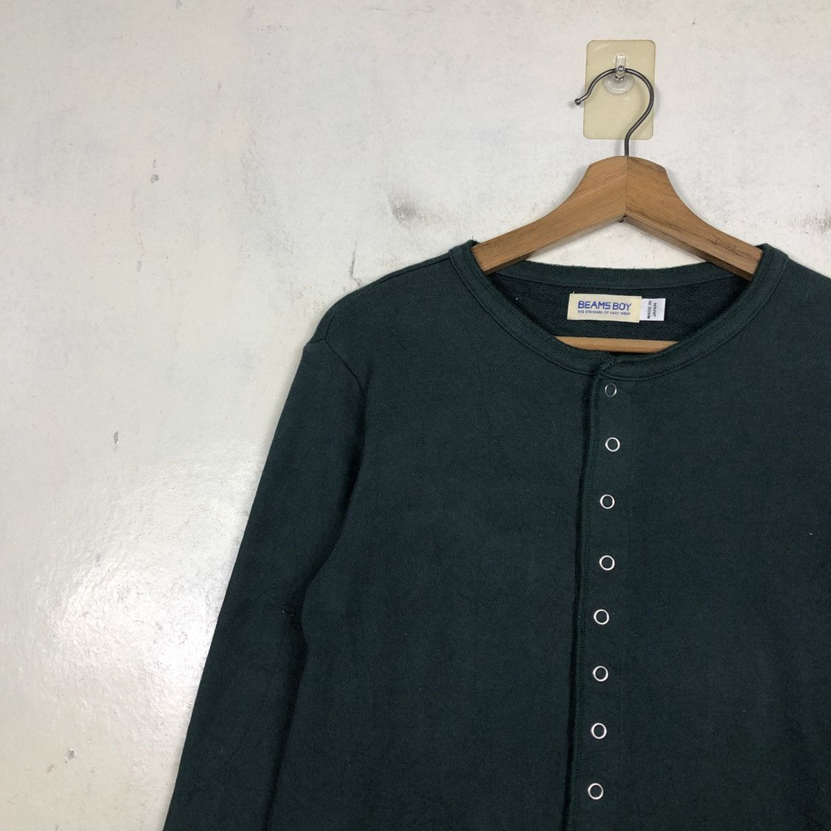 Beams Japan 📌Vintage Snap Button Cardigan Jacket Beams Boy Issey Miyake Size US M / EU 48-50 / 2 - 9 Thumbnail