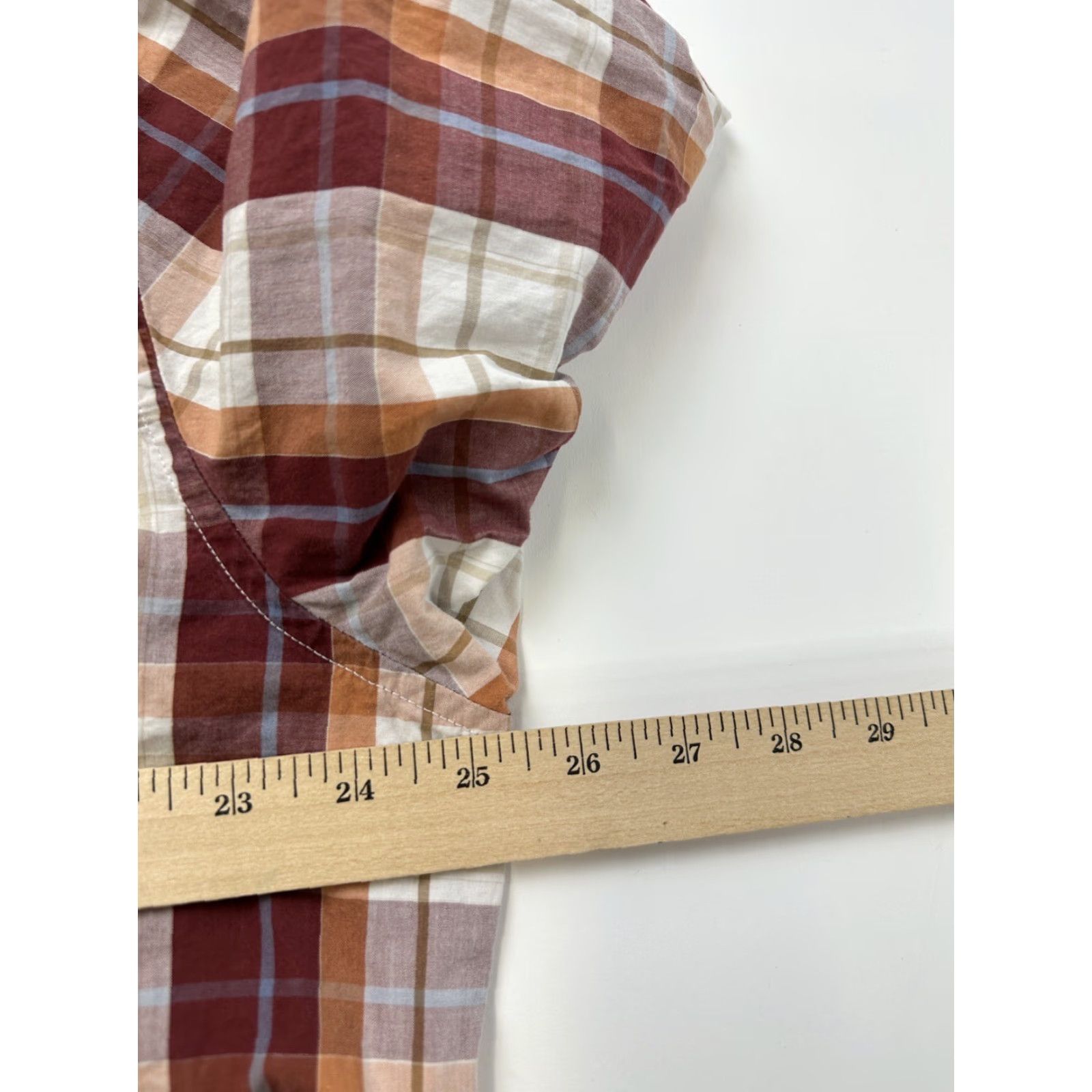 Banana Republic Banana Republic Shirt Men's XL Plaid Button Up Long Sleeve Size US XL / EU 56 / 4 - 5 Thumbnail