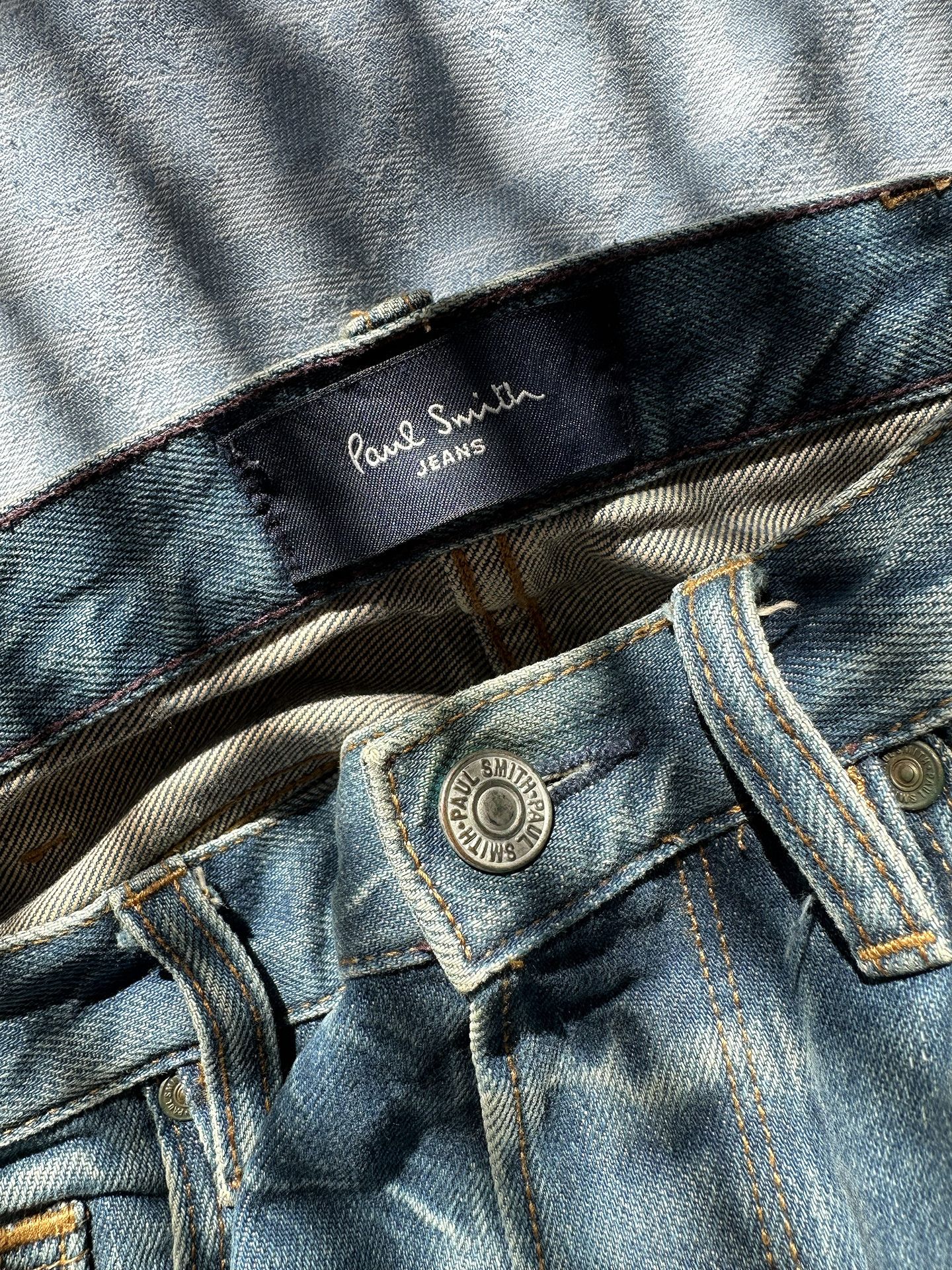 Paul Smith Paul Smith Denim Paint Splatter Embroidery *Rare* Size US 32 / EU 48 - 7 Thumbnail