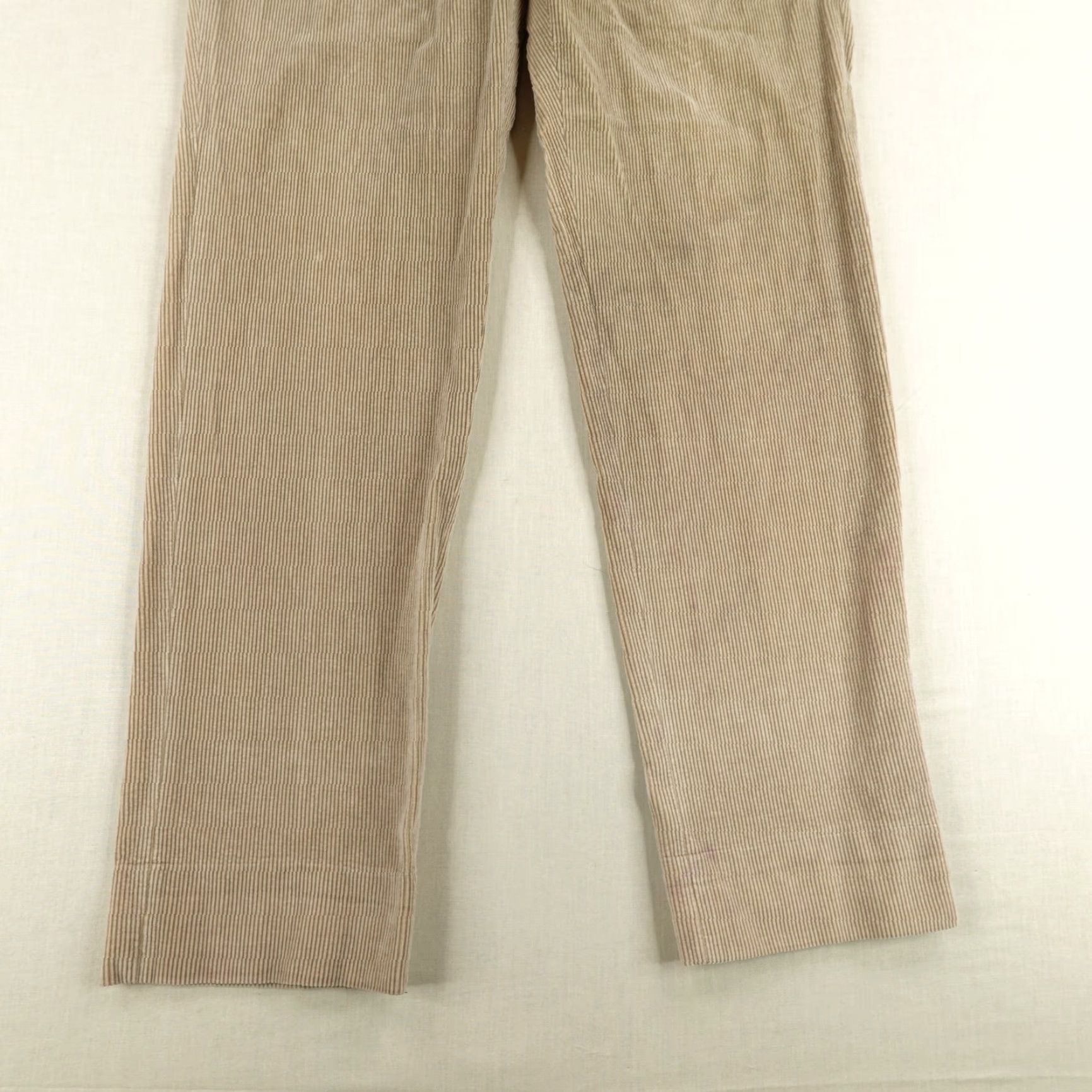 Incotex Incotex Pants Chino Beige Corduroy Classic Fit Pattern B Straight Leg Mens 38 Regular 32in Inseam Cotton Cashmere Size US 38 / EU 54 - 3 Thumbnail