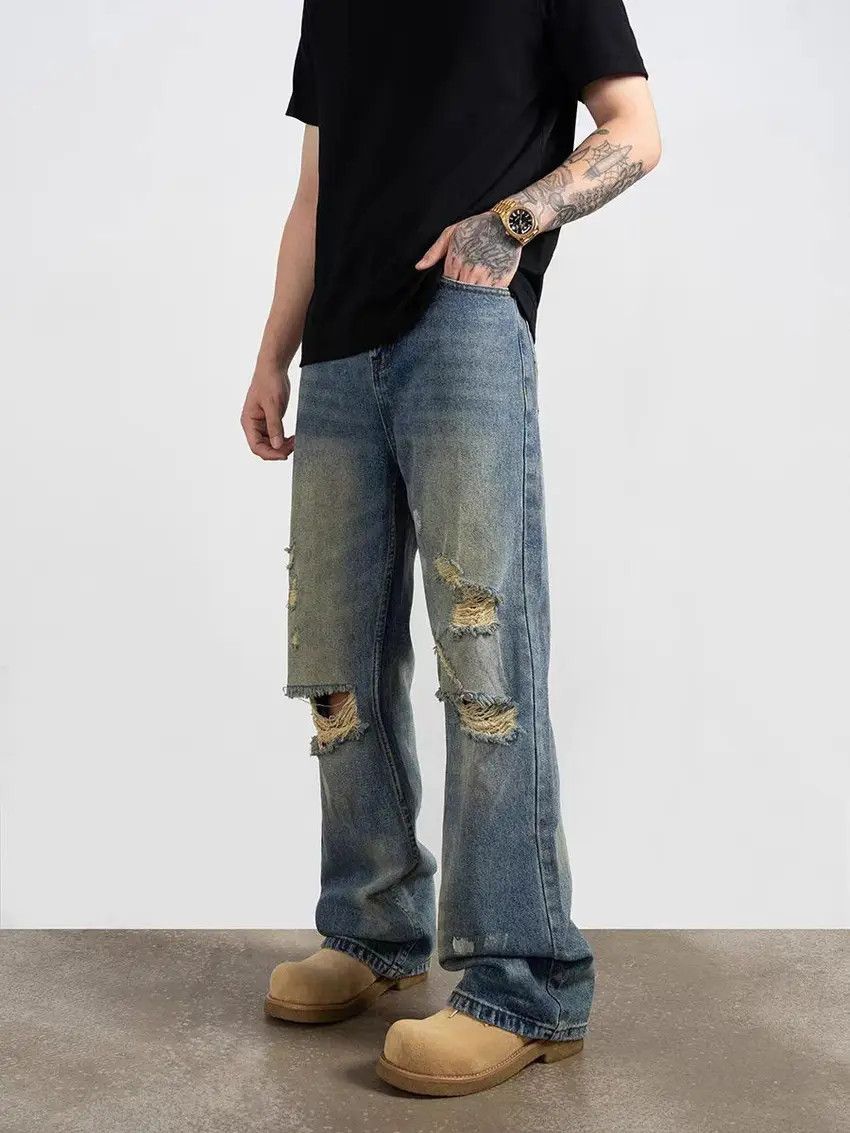 Designer × Japanese Brand Vintage Hip Hop Street Loose Casual Pants Size US 32 / EU 48 - 2 Thumbnail