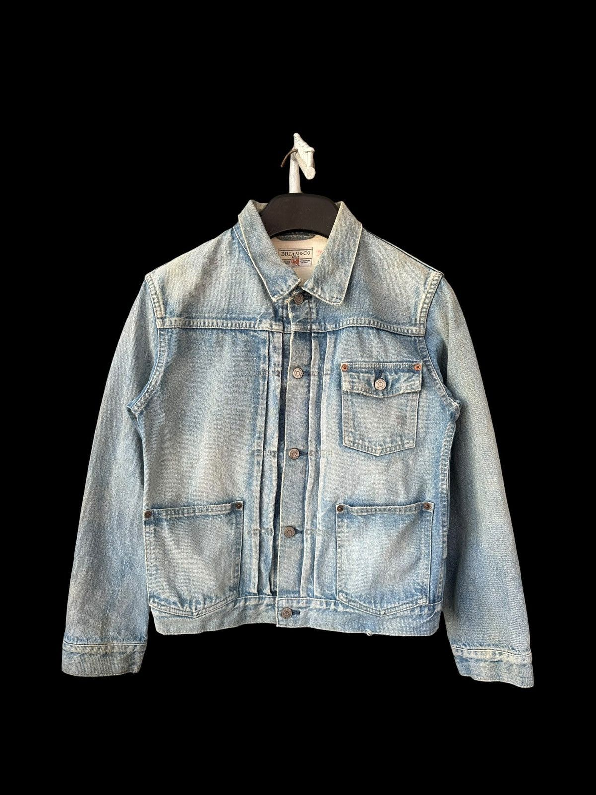 Japanese Brand Briam Co Denim Selvedge Jacket Size US M / EU 48-50 / 2 - 1 Thumbnail