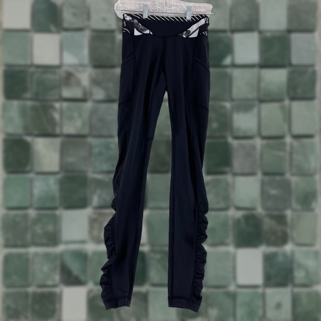 Lululemon Lululemon Speed Tight Leggings Womens Size 2 Black Pull On Athletic Yoga Size 42" / US 20 - 1 Thumbnail