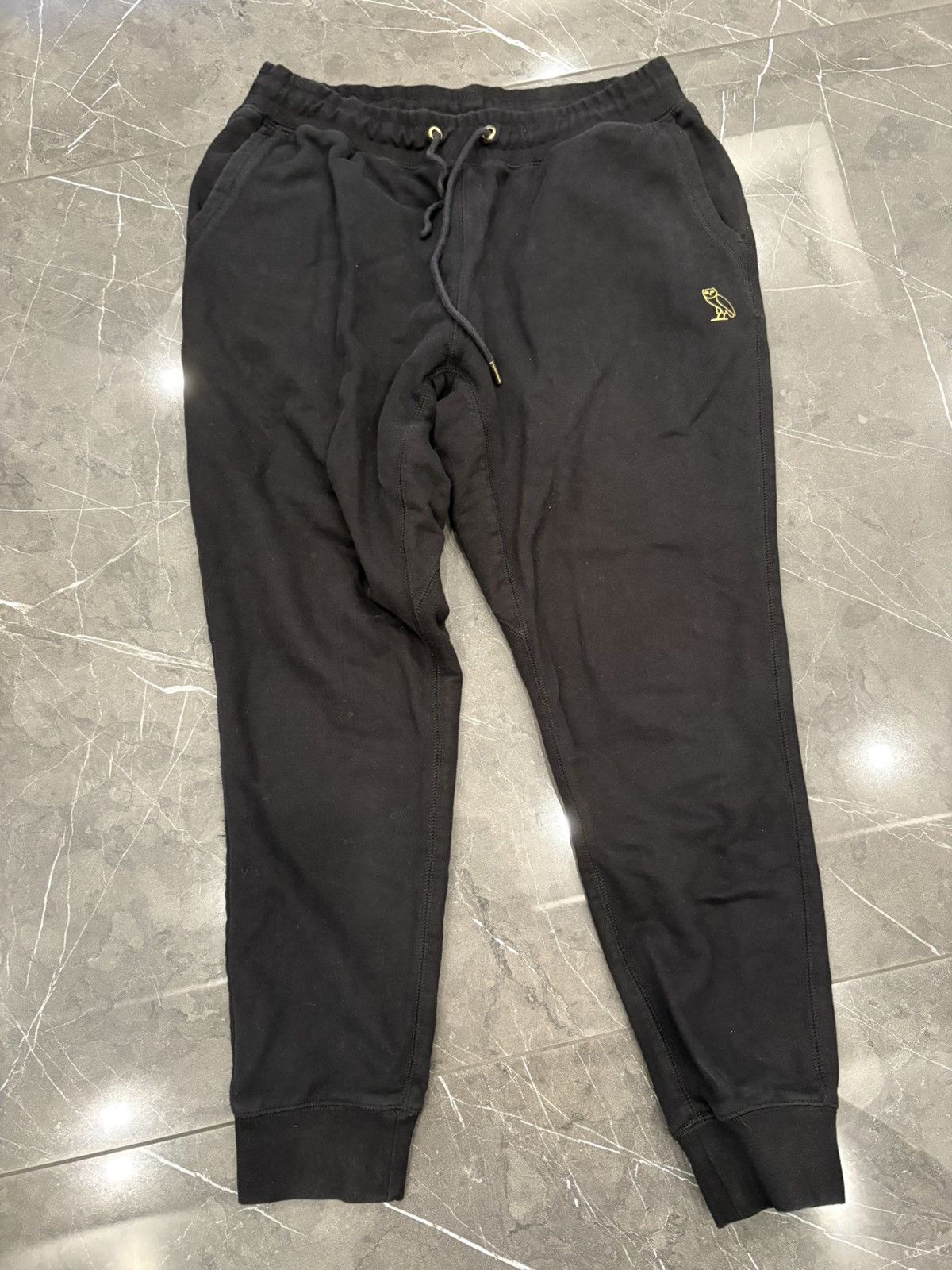 October's Very Own OVO October Very Own Classic Black Sweatpants Cotton Joggers Size US 32 / EU 48 - 1 Thumbnail
