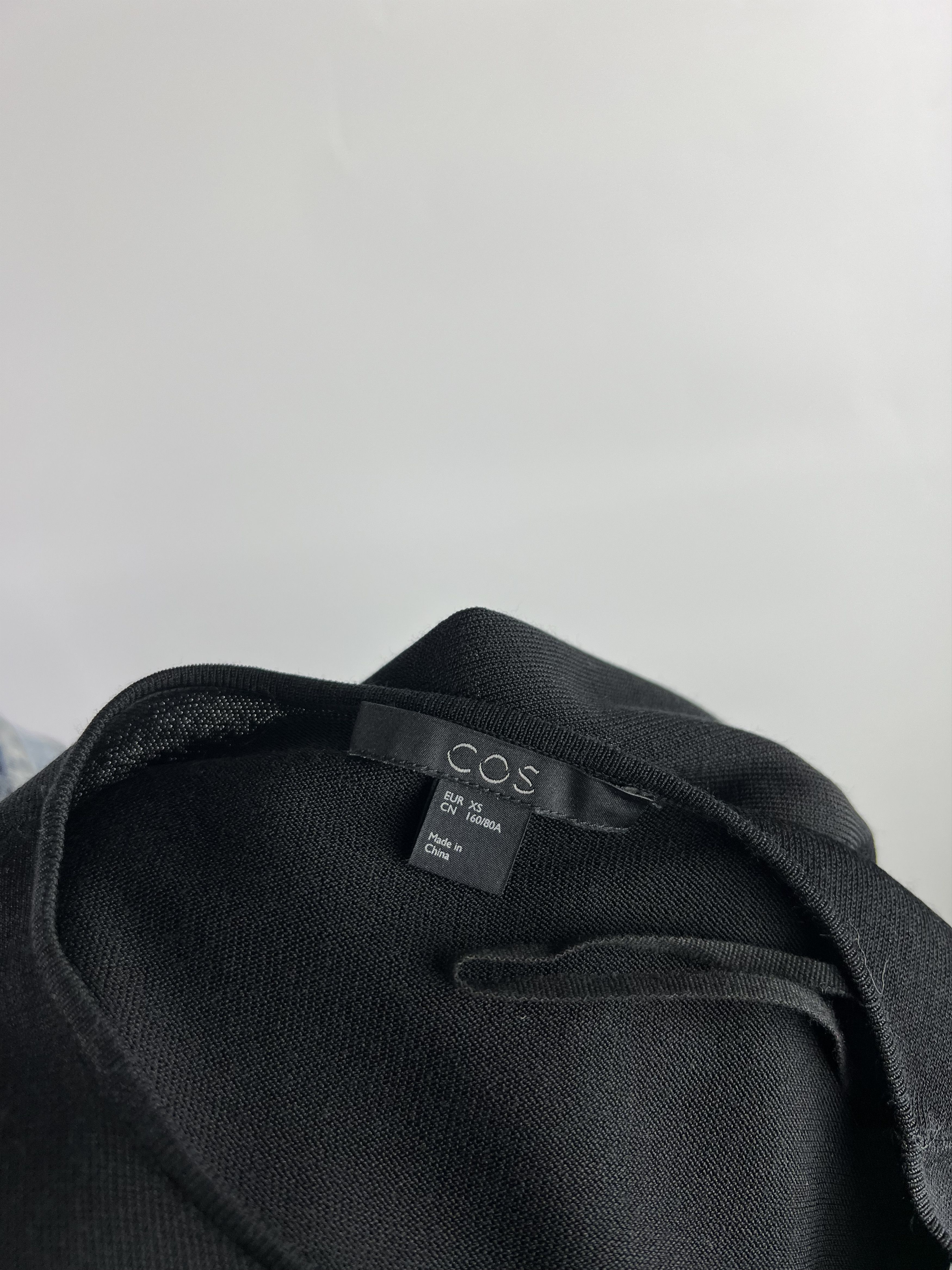Cos COS Tunic Long Back Oversized Black Bondage Size XS Size XS / US 0-2 / IT 36-38 - 7 Thumbnail