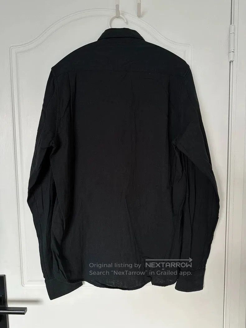 Ann Demeulemeester Ann Demeulemeester Black Letter Print Shirt. Size US XS / EU 42 / 0 - 2 Thumbnail