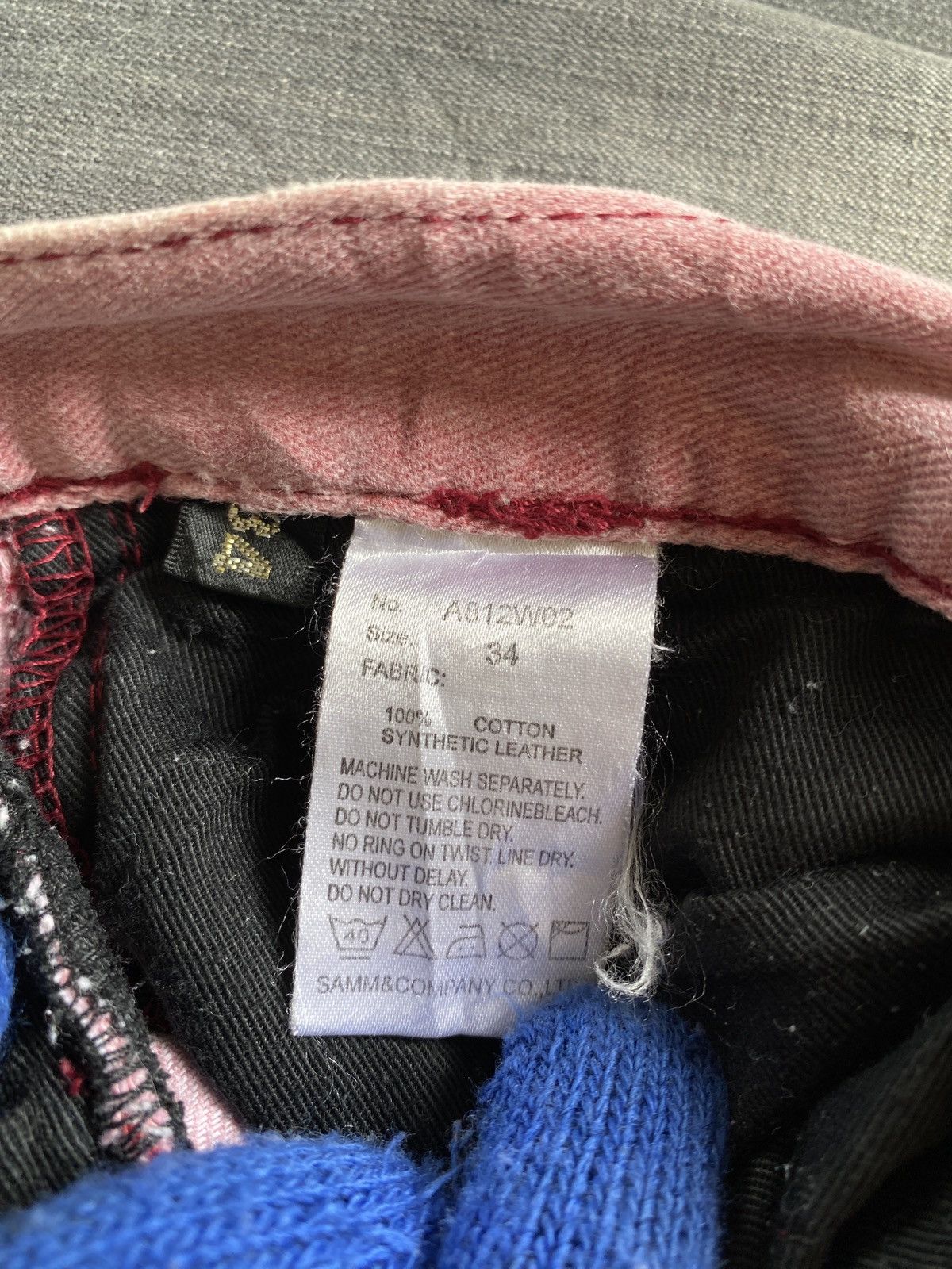 If Six Was Nine Japanese Brand Apestein Flare Distressed Denim Size US 31 - 16 Thumbnail