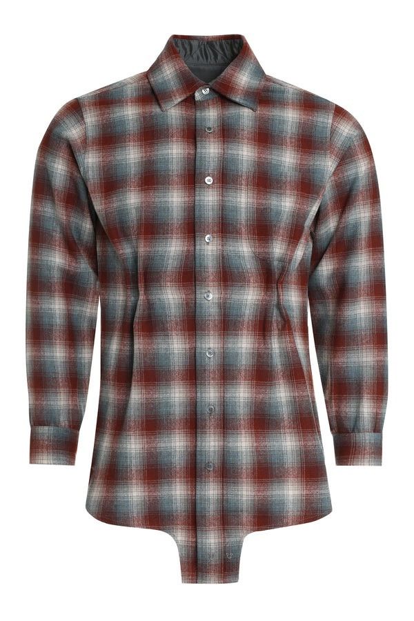 Maison Margiela Maison Margiela X Pendleton - Checked wool shirt Size US M / EU 48-50 / 2 - 1 Thumbnail