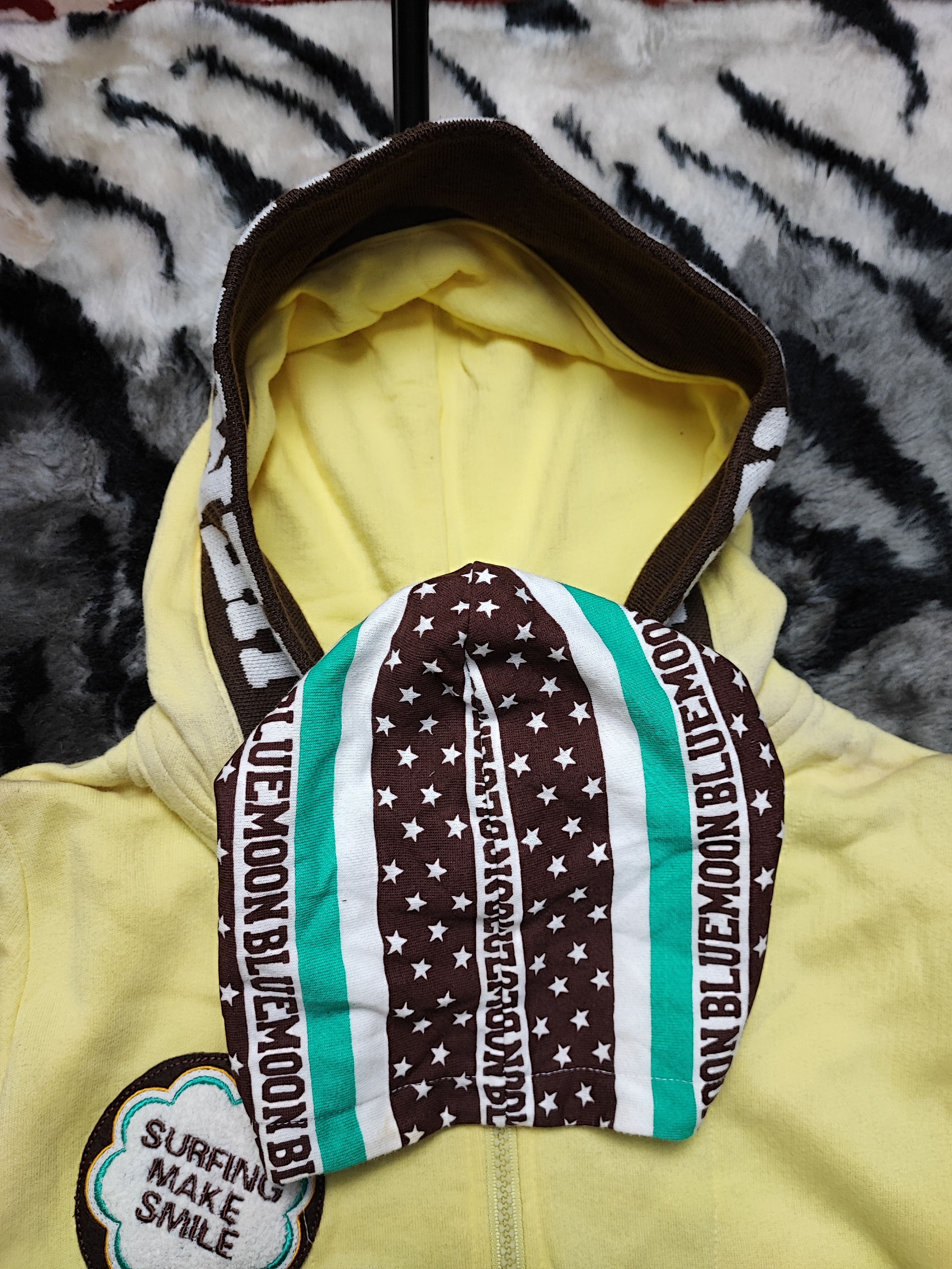 Hysteric Glamour Blue Moon Blue Zip Hoodie Full Print Size US S / EU 44-46 / 1 - 8 Thumbnail