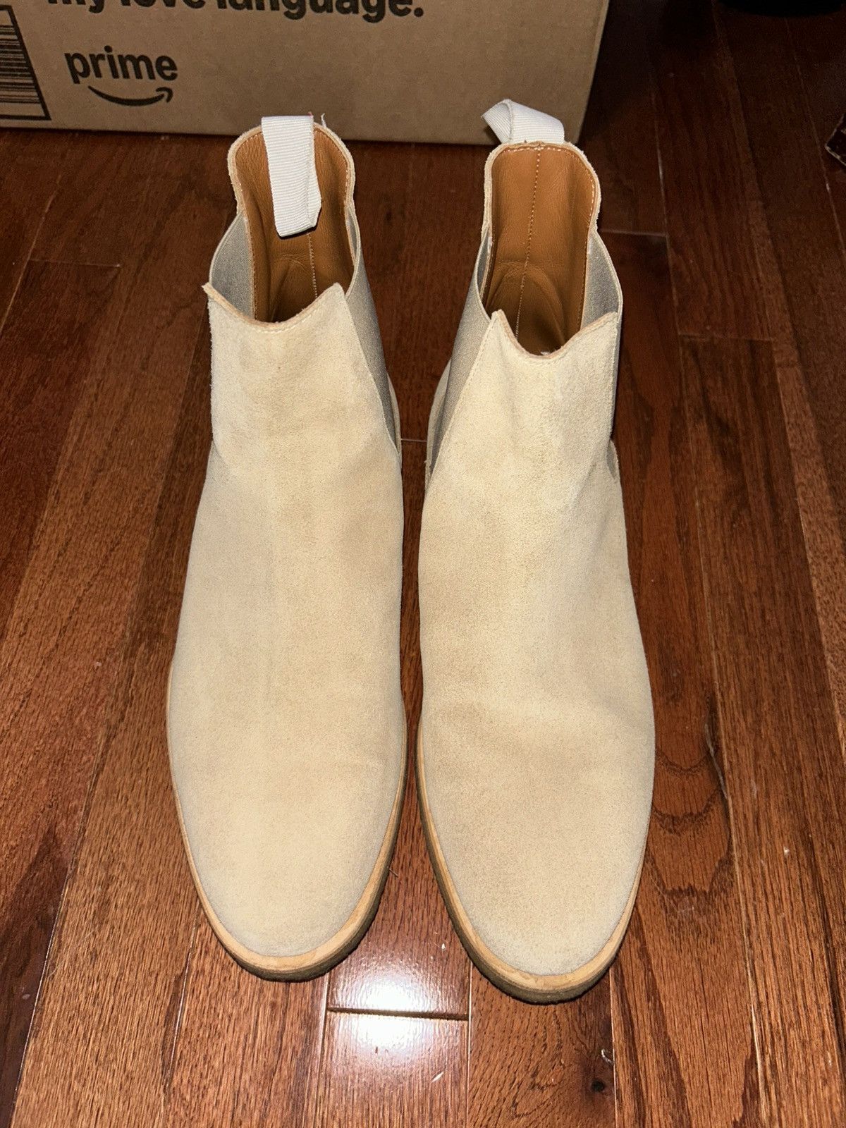 Common Projects Common Projects Chelsea Boots – Beige Suede Size US 10 / EU 43 - 3 Thumbnail