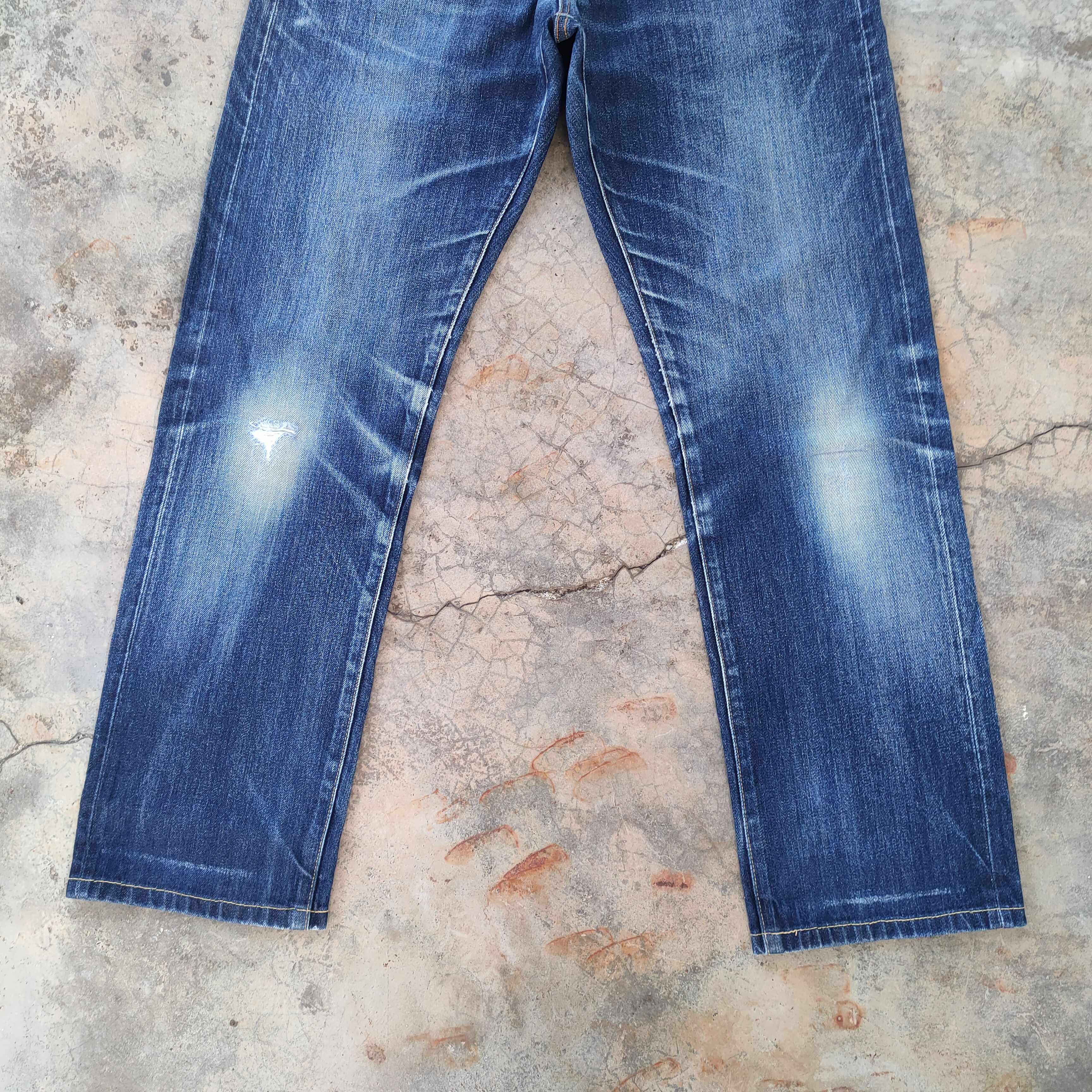 Japanese Brand × Jean W33 VINTAGE JAPANESE DISTRESSED RIPPED FADED JEANS PANTS Size US 33 - 4 Thumbnail