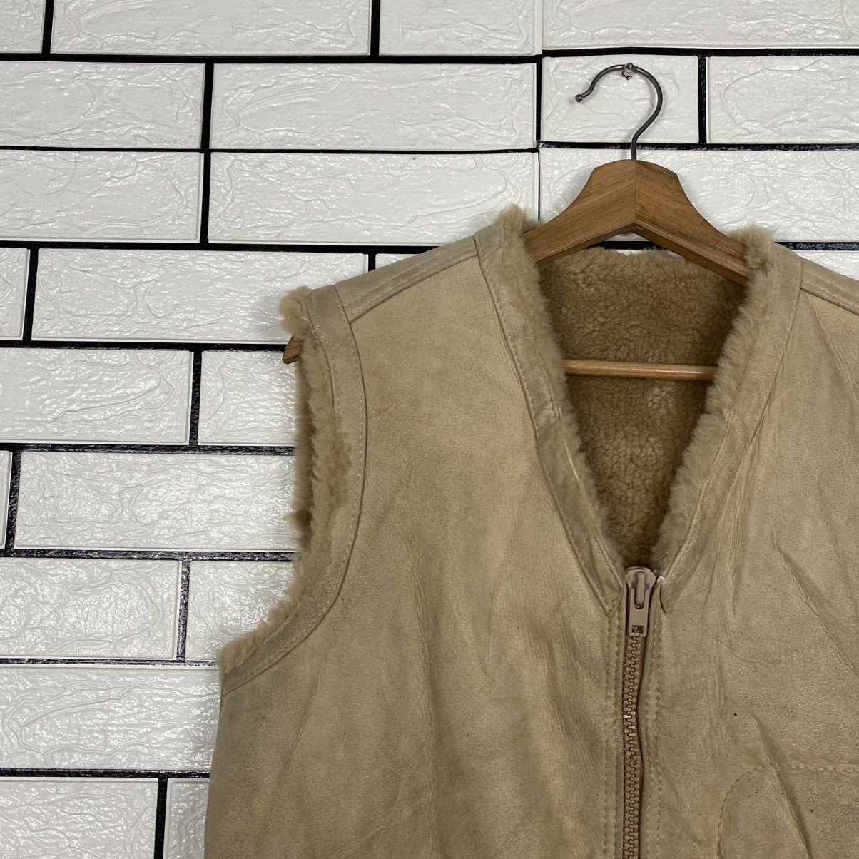 Japanese Brand 📌Vintage Blanket Shearling Leather Jacket Issey Miyake Size US M / EU 48-50 / 2 - 8 Thumbnail