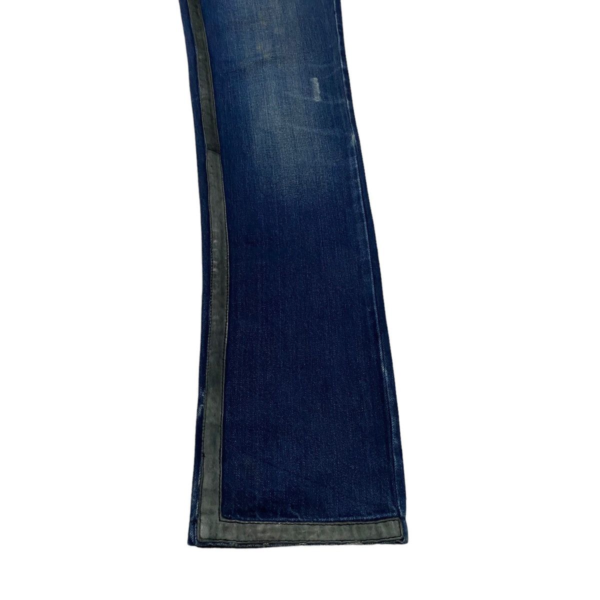 John Galliano John Galliano Leather Trimmed Denim Jeans Size US 31 - 8 Thumbnail