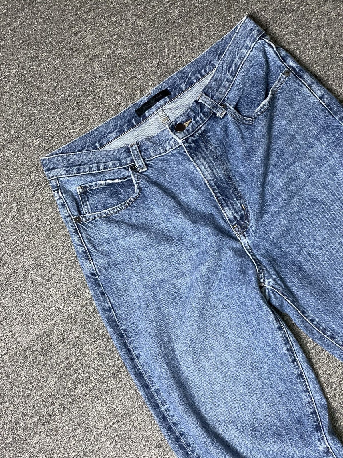 Japanese Brand × Uniqlo × Vintage UNIQLO Japanese Brand Baggy Jeans (92) Size US 32 / EU 48 - 4 Thumbnail