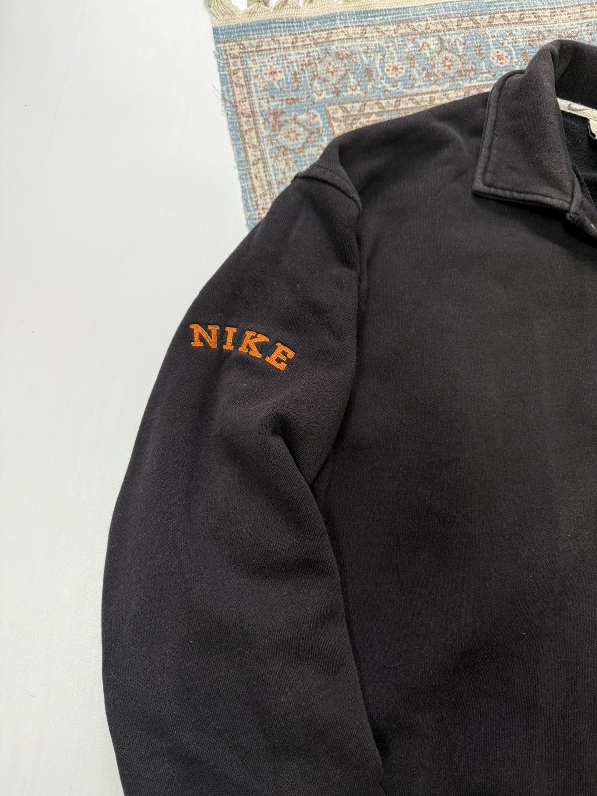 Nike Vintage 90s Nike Y2K Drill Sweatshirt Size US XXL / EU 58 / 5 - 5 Thumbnail