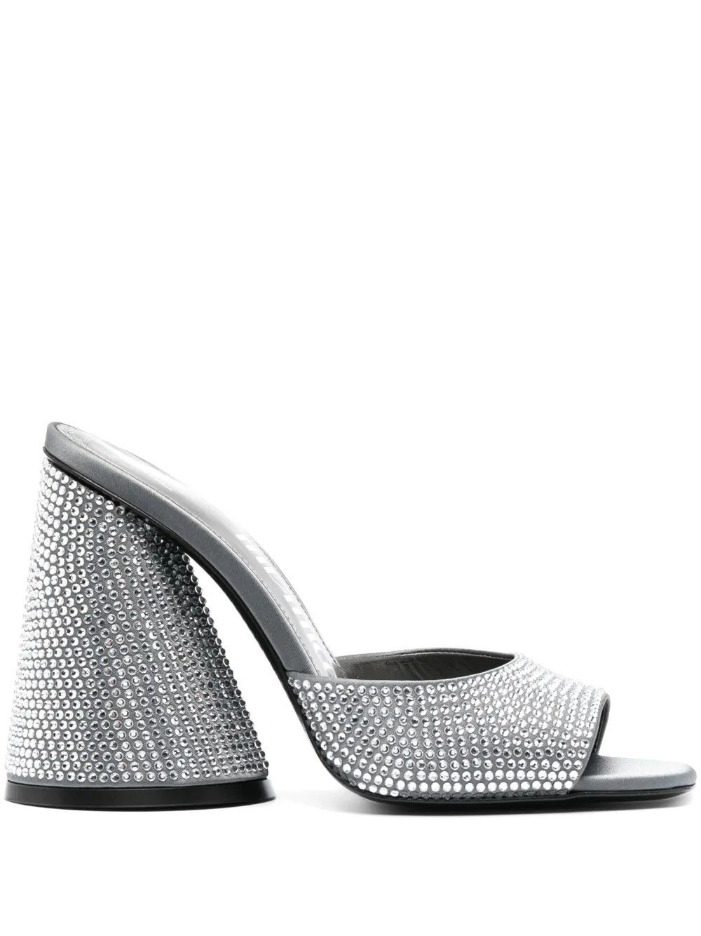 The Attico o1mle0526 Luz Mules Heel 105mm in Gray Size US 8 / IT 38 - 1 Thumbnail