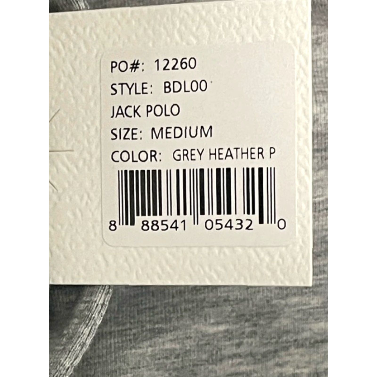 Vintage VINTAGE B. Draddy Mens Polo Shirt Long Sleeve Heather Gray 90s Chest Pocket Stretch M Size US M / EU 48-50 / 2 - 5 Thumbnail