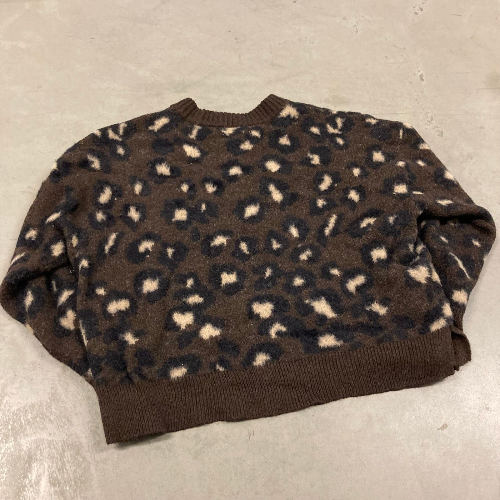 American Eagle Outfitters × Vintage Y2K American eagle cheetah print sweater Size S / US 4 / IT 40 - 2 Thumbnail