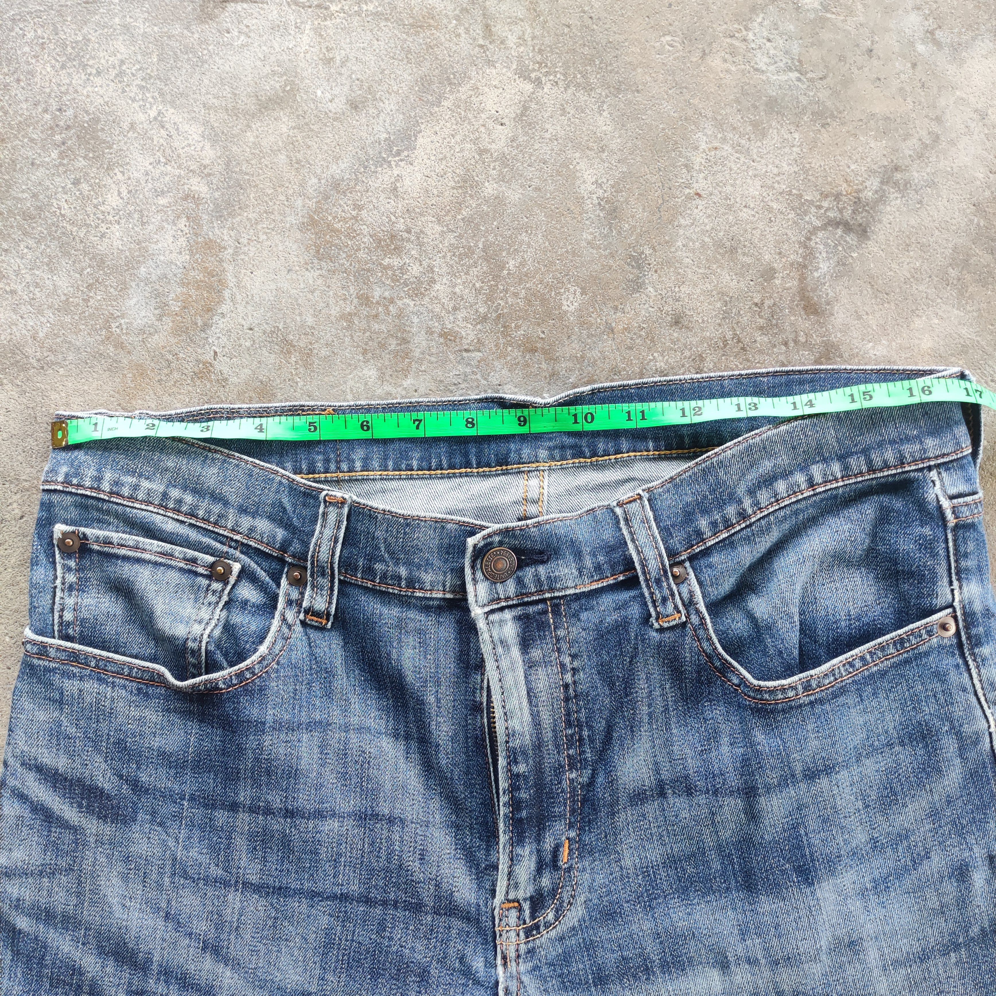 Japanese Brand Vintage Japanese Brand Straight Cut Jeans Faded Ripped Pants Size US 33 - 7 Thumbnail