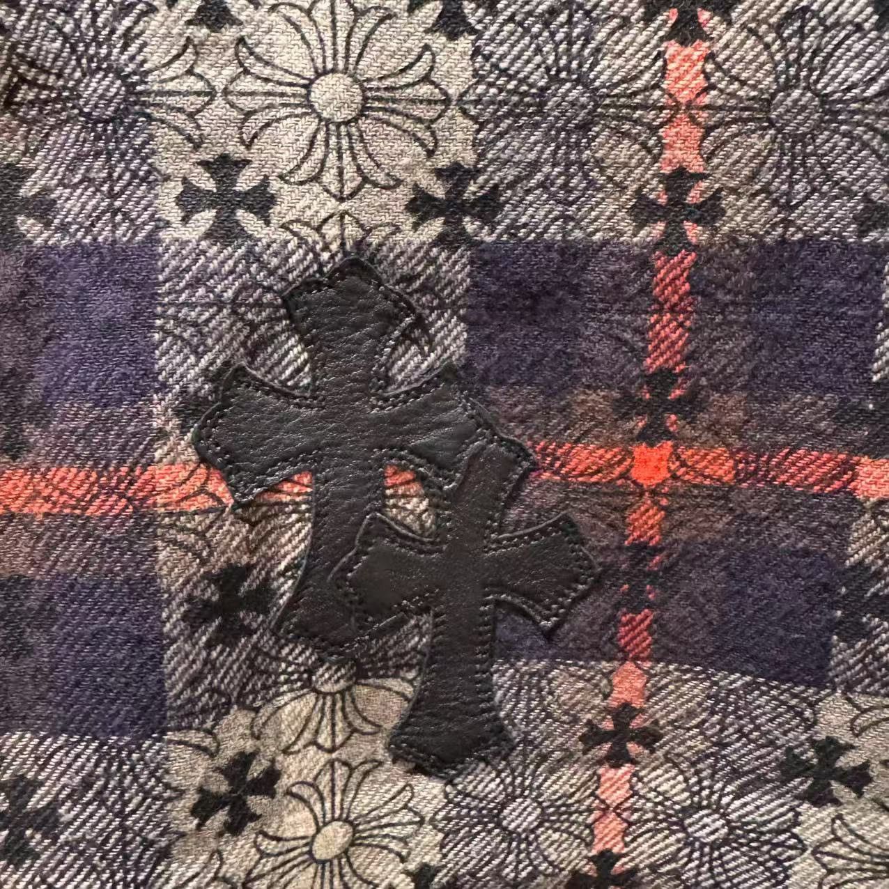 Chrome Hearts Chrome hearts 1 of 1 jacquard cross patches flannel sz xxl Size US XXL / EU 58 / 5 - 10 Thumbnail