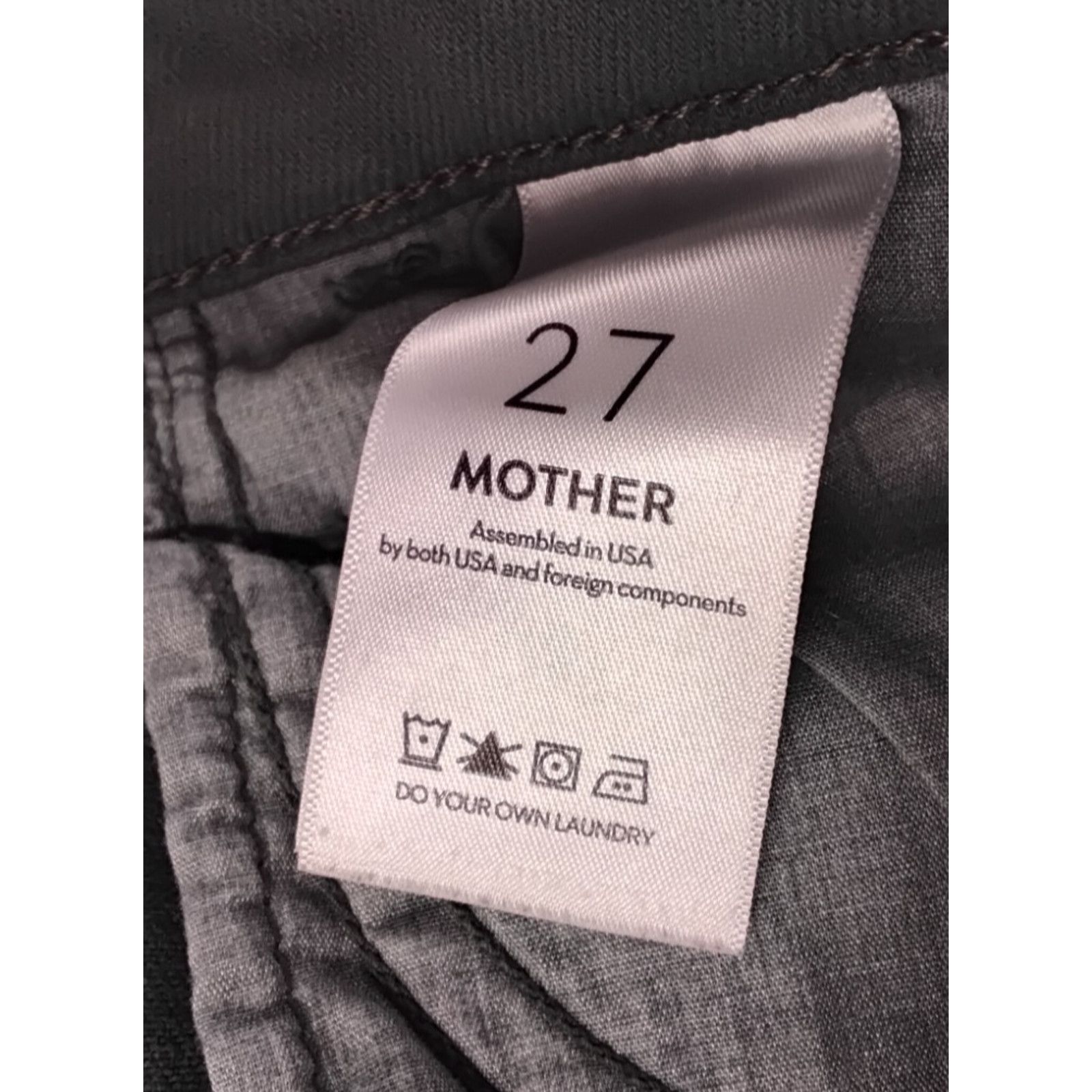 MOTHER Mother The Hustler Ankle Fray Women's 27" Green Distressed Size 27" / US 4 / IT 40 - 7 Thumbnail