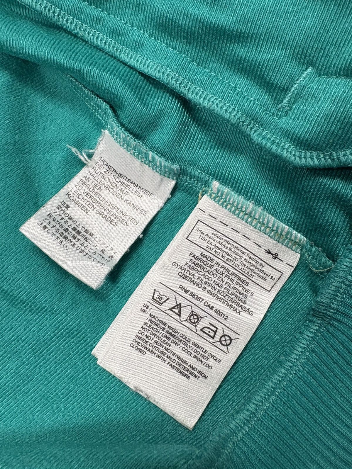 Adidas Vintage Adidas Originals Green Trefoil Track Jacket Size 36 Size XS / US 0-2 / IT 36-38 - 21 Thumbnail