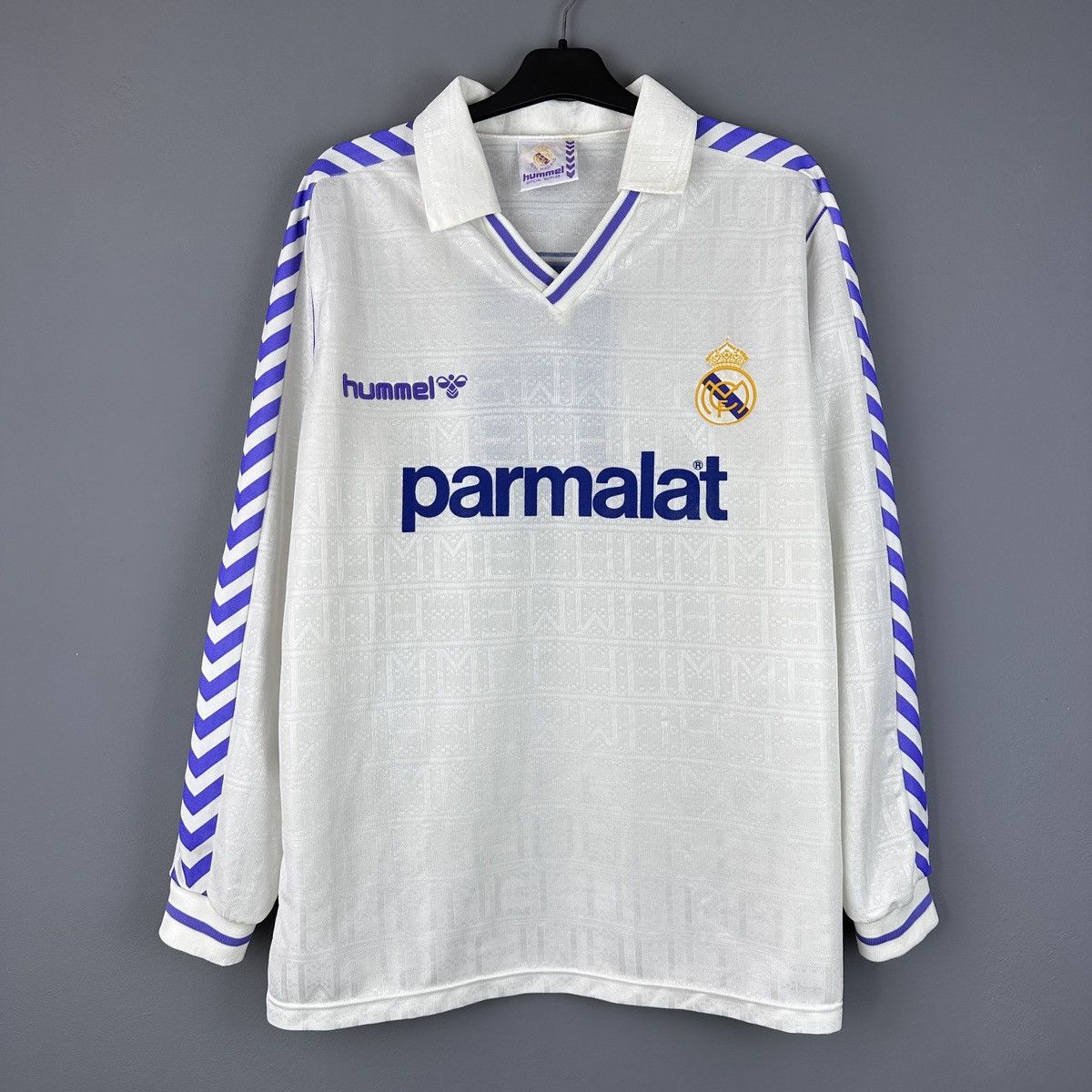 Vintage Real Madrid 1988/1989 Home Jersey Rare Long Sleeve Shirt Size US XL / EU 56 / 4 - 1 Thumbnail