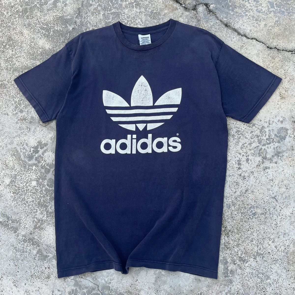 Adidas Adidas 90s Trefoil Nice Big Logo Mirror Print Out Design Size US XL / EU 56 / 4 - 1 Thumbnail