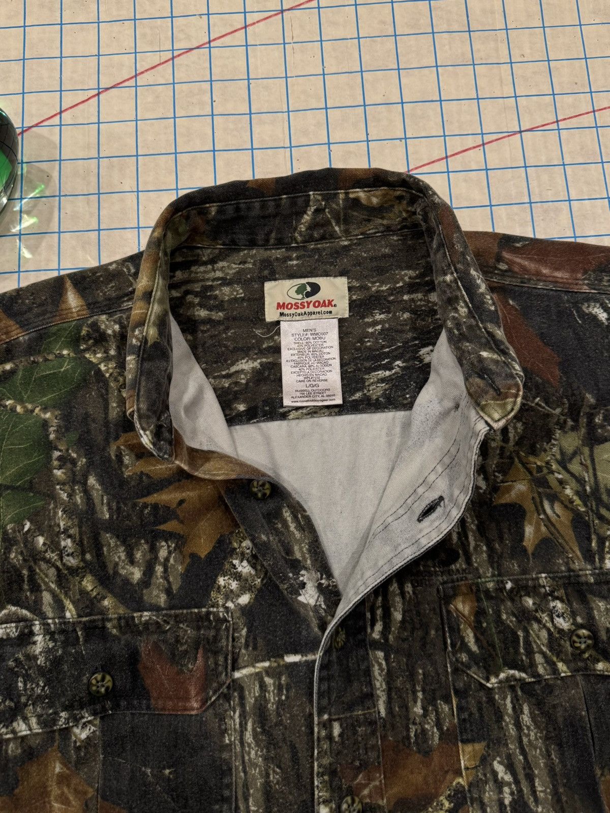 Mossy Oaks Vintage Mossy Oaks Camo Button Up Shirt Mens Size Large Size US L / EU 52-54 / 3 - 4 Thumbnail