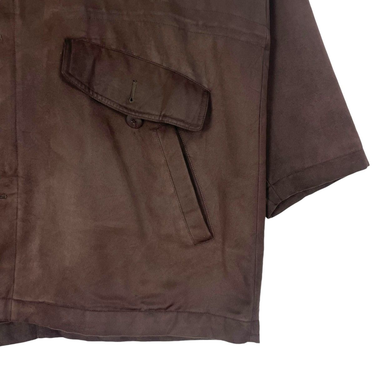 Courreges Vintage Courreges Homme Suede Jacket Core Jacket Button Up Size US L / EU 52-54 / 3 - 5 Thumbnail