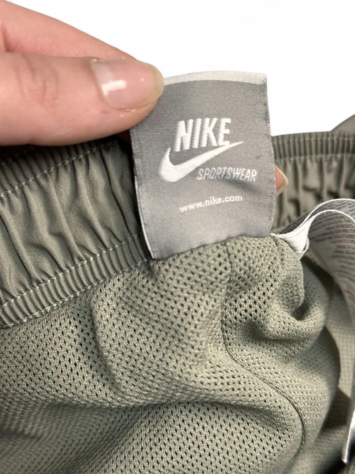 Nike ACG Nike Vintage Green Baggy Track Pants Y2K Streetwear Style Size US 34 / EU 50 - 9 Thumbnail