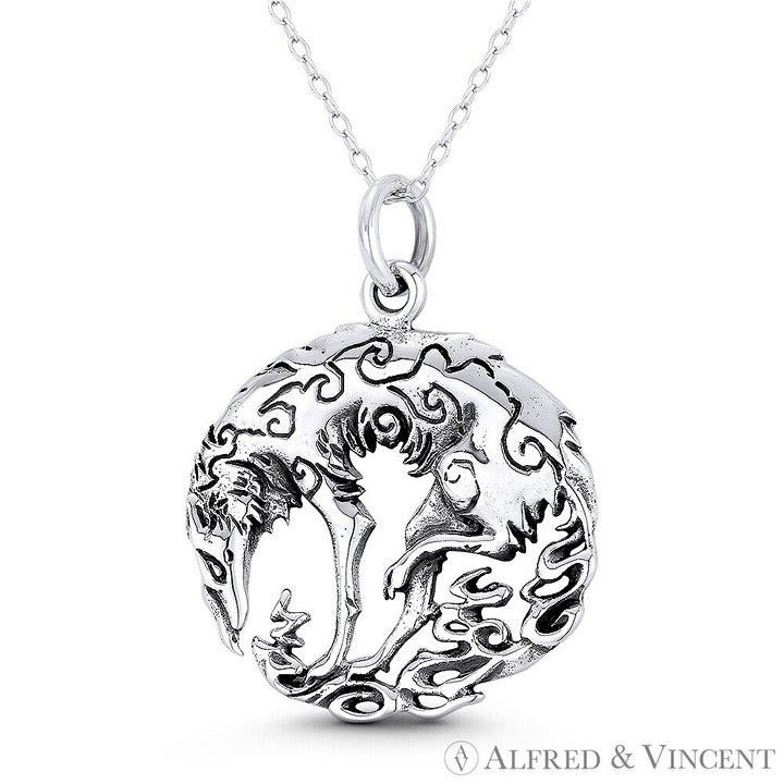 Other Great Wolf Fenrir Viking Norse Mythology Charm Pendant Size ONE SIZE - 1 Preview