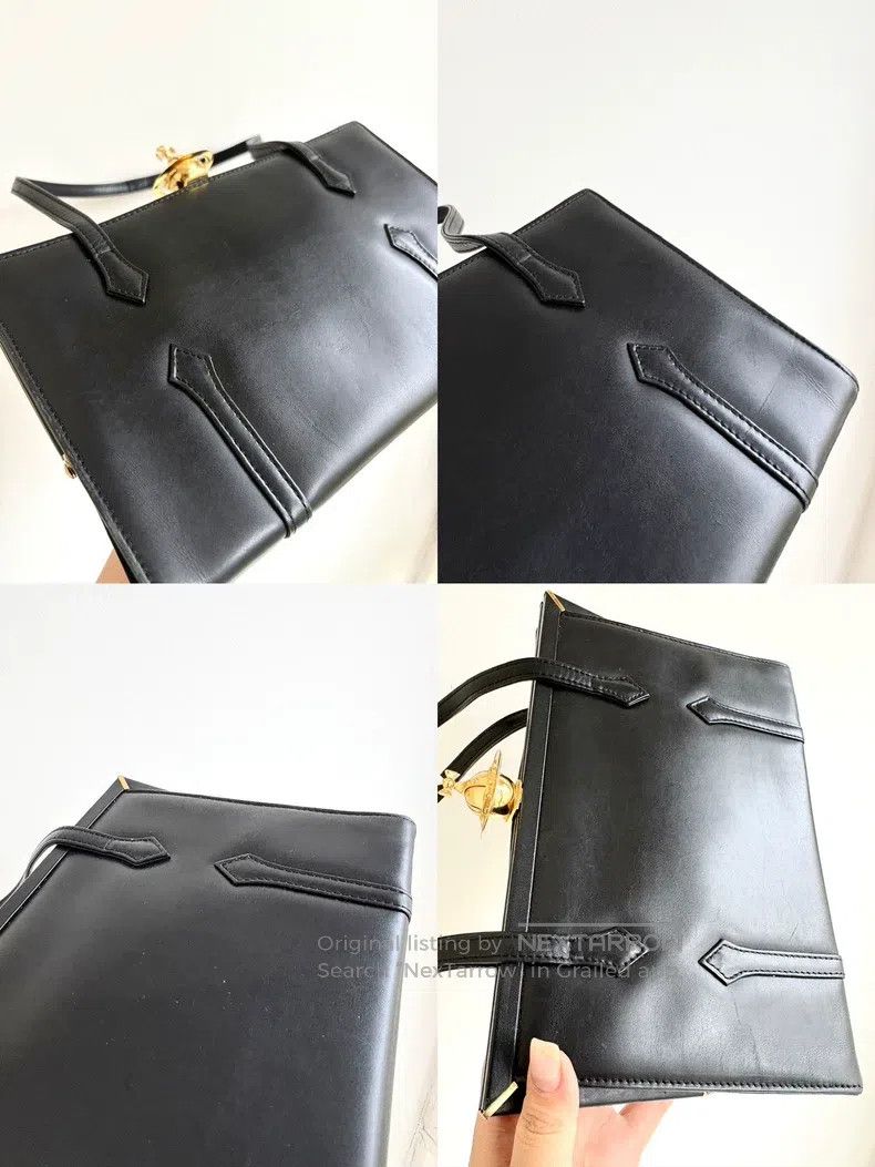 Vivienne Westwood Vivienne Westwood size os Vintage Black Saturn Shoulder Bag Size ONE SIZE - 9 Thumbnail