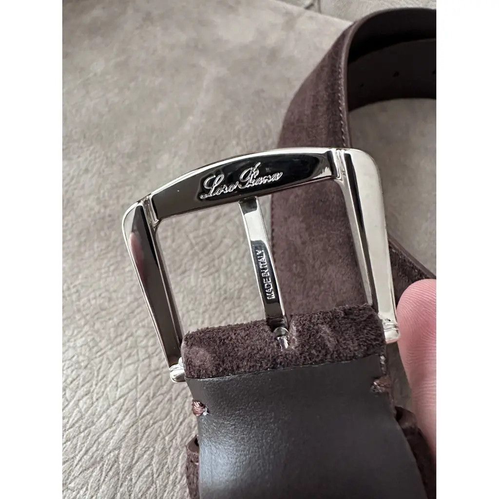 Loro Piana o1v3rcll0525 Size: 95 / Leather Belt in Brown Size 38 - 4 Thumbnail