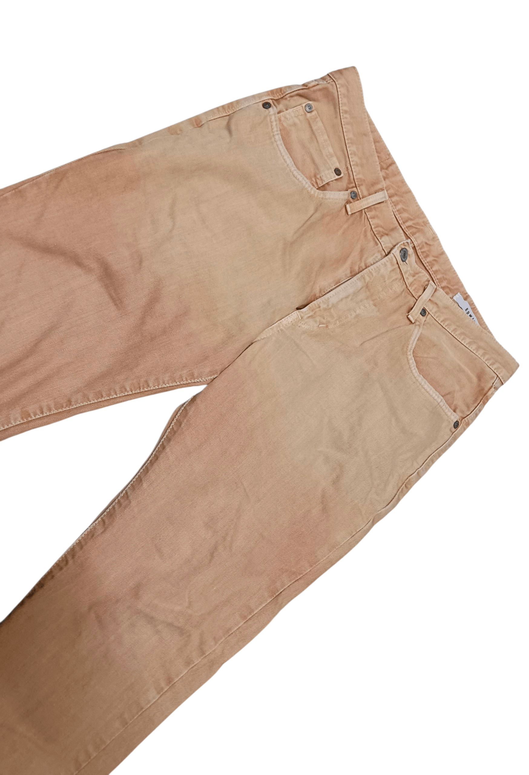 Edwin Edwin Japan Orange Jeans Denim Size US 36 / EU 52 - 3 Thumbnail