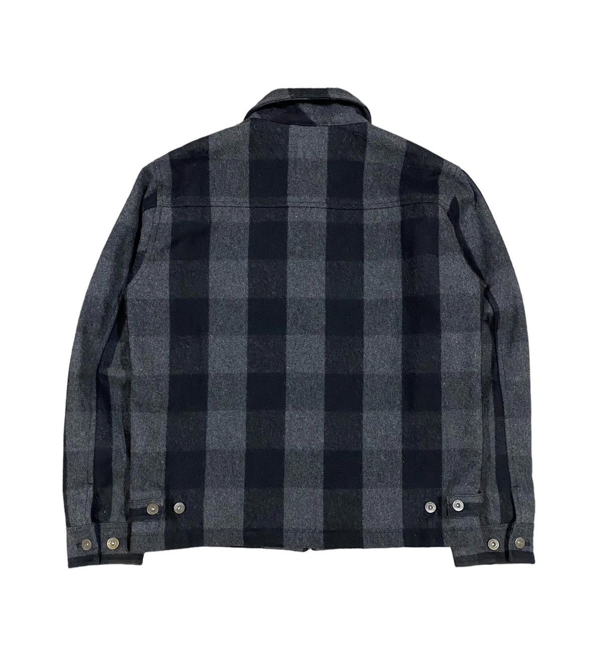 Dickies Vtg🔥Dickies Workwear Plaid Zipper Wool Jacket Size US L / EU 52-54 / 3 - 2 Thumbnail