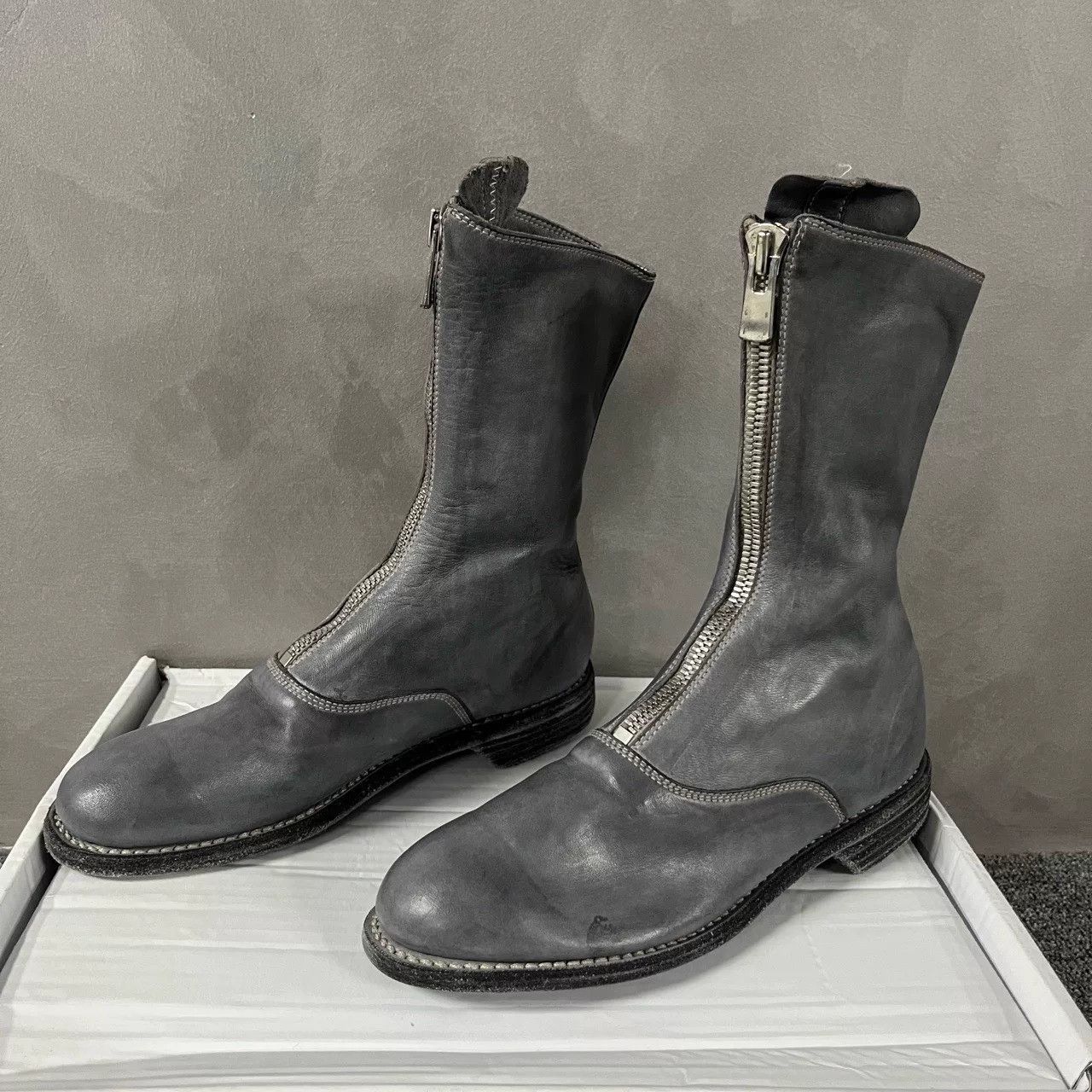 Guidi Guidi Gray 310 Short Boots Size US 5 / IT 35 - 1 Thumbnail