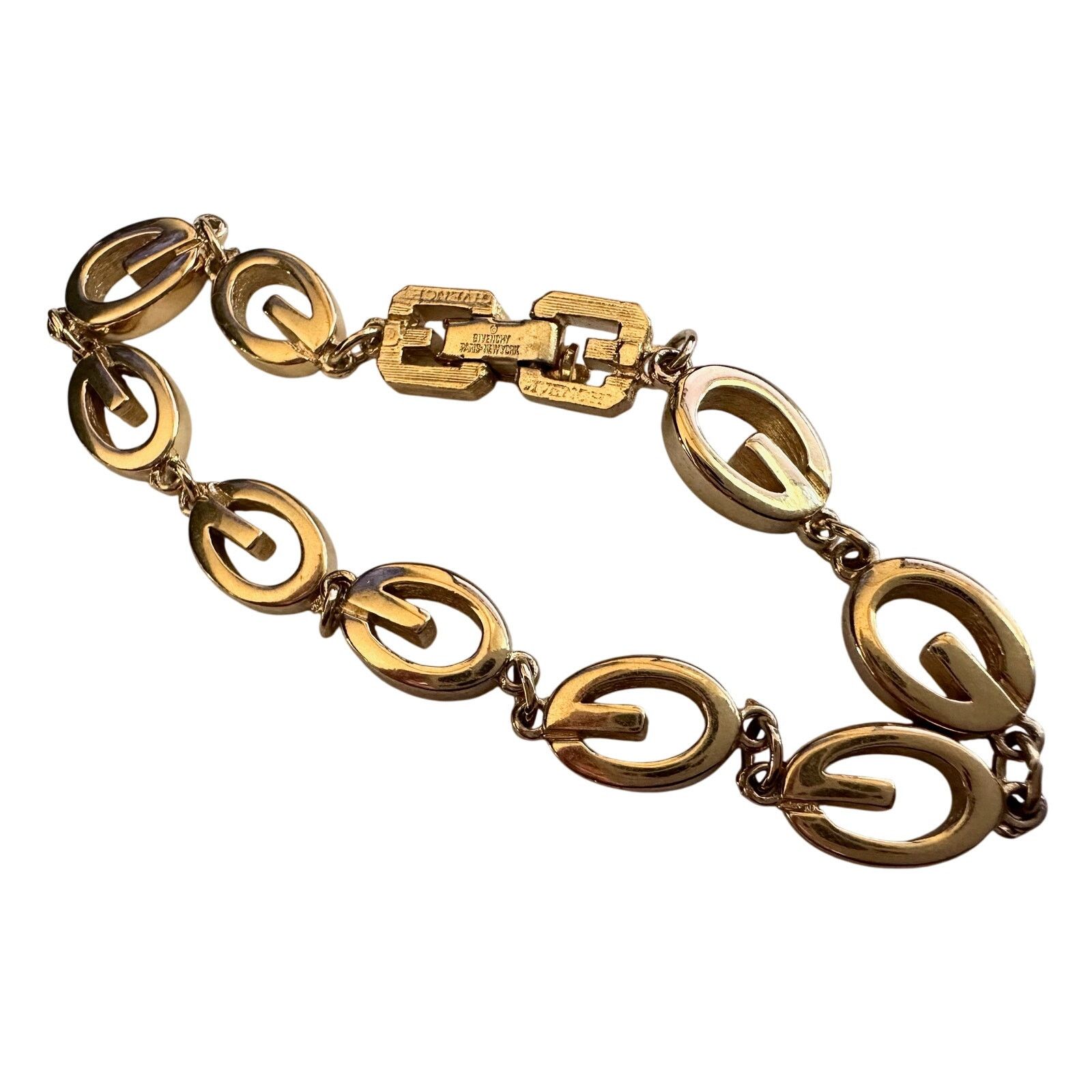 Givenchy Givenchy G Link Gold Plate Bracelet Size ONE SIZE - 11 Thumbnail