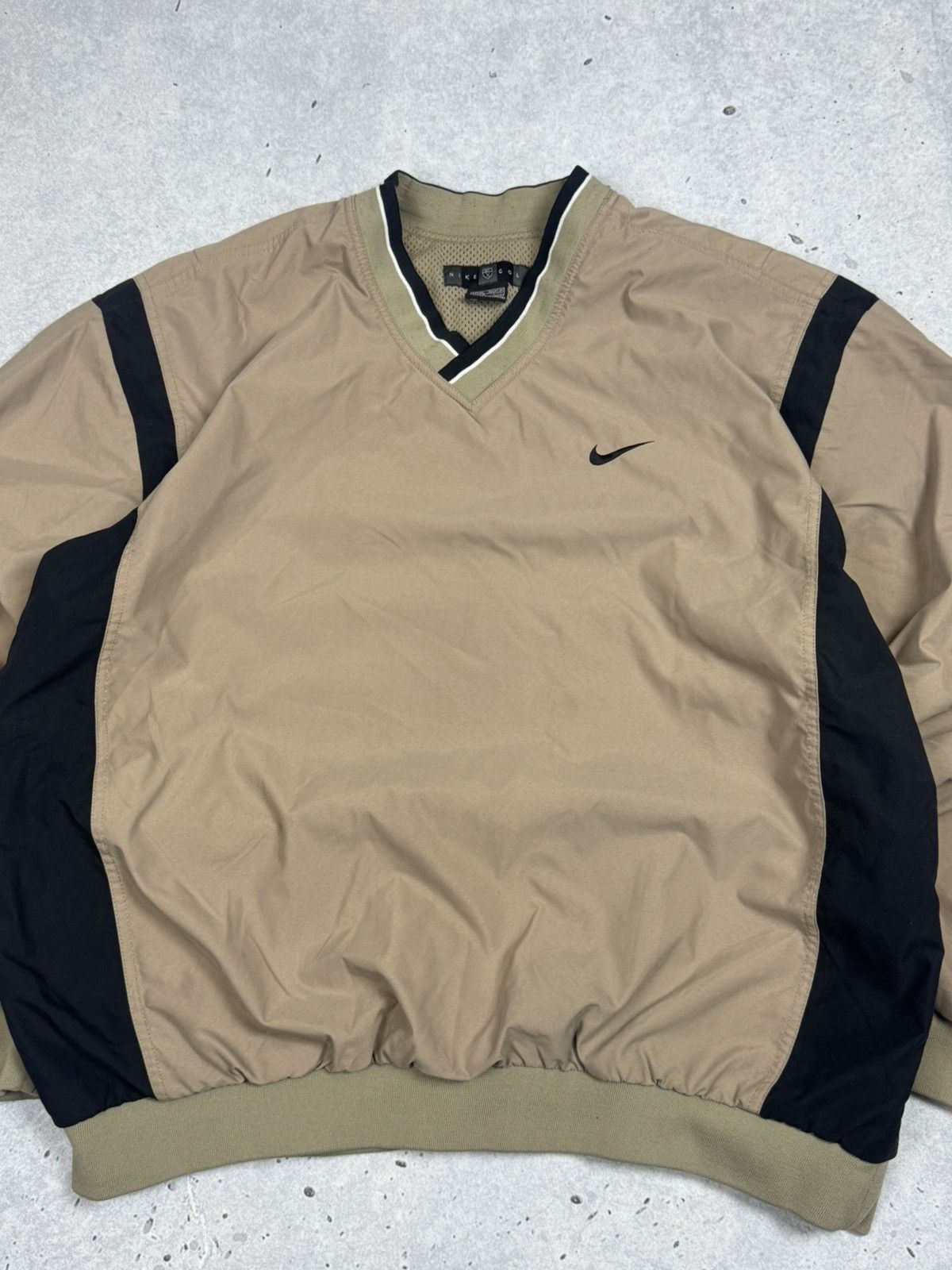 Nike Vintage Nike Small Swoosh Baggy Brown Sweatshirt Size US XXL / EU 58 / 5 - 3 Thumbnail