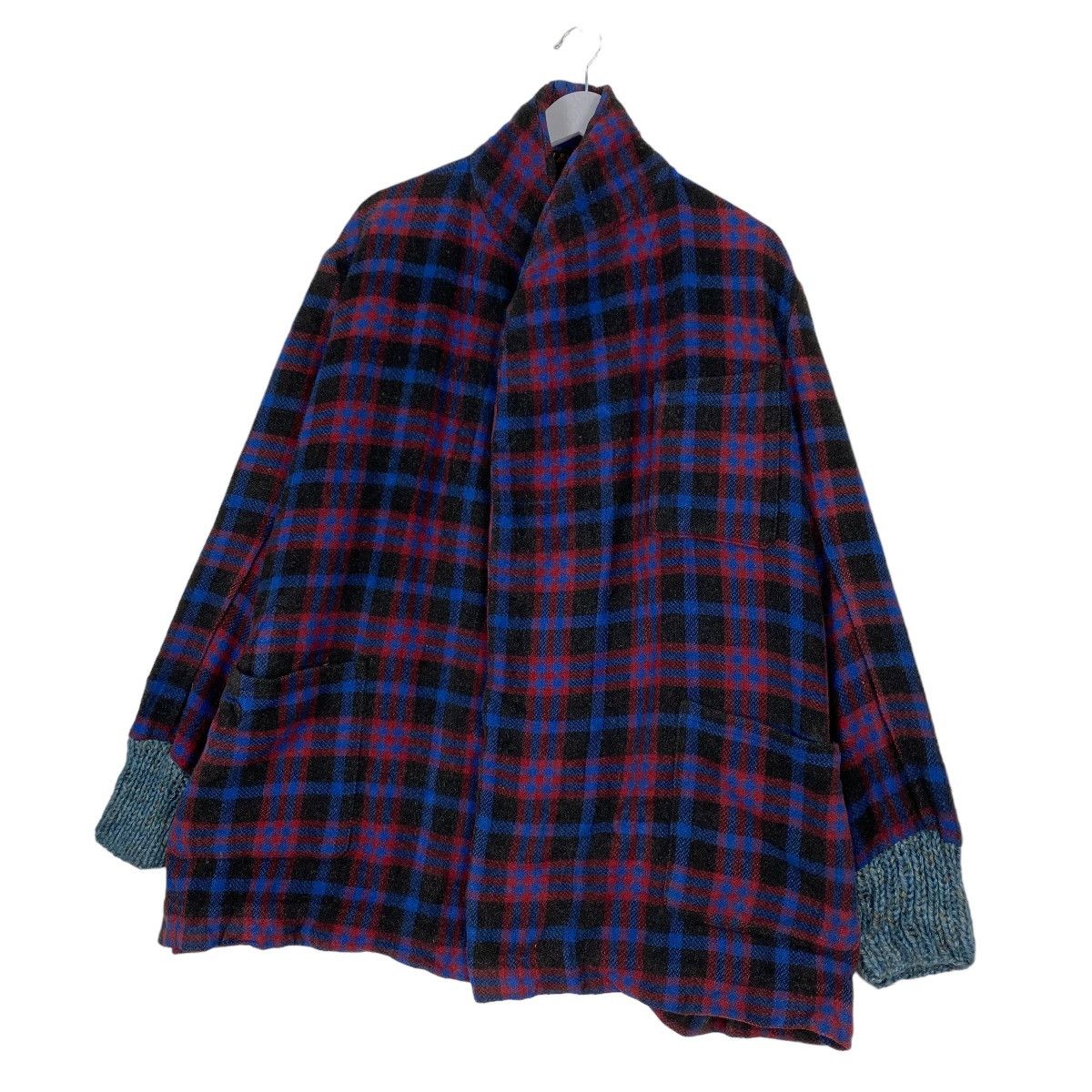 Austin Reed Austin Reed Tartan Design Wool Coat Jacket Size US L / EU 52-54 / 3 - 2 Thumbnail