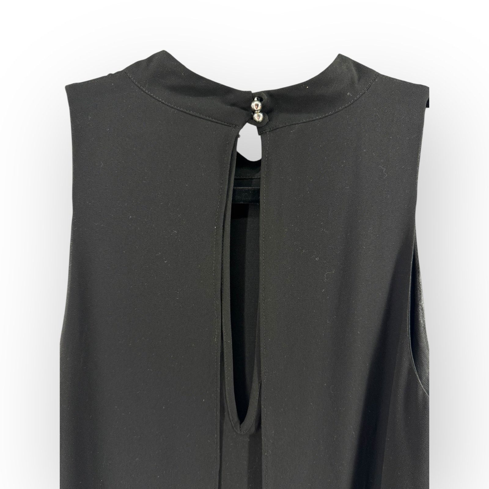 Other Naked Zebra Black Sleeveless Asymmetrical Fringe Dress Sz M Size M / US 6-8 / IT 42-44 - 5 Thumbnail