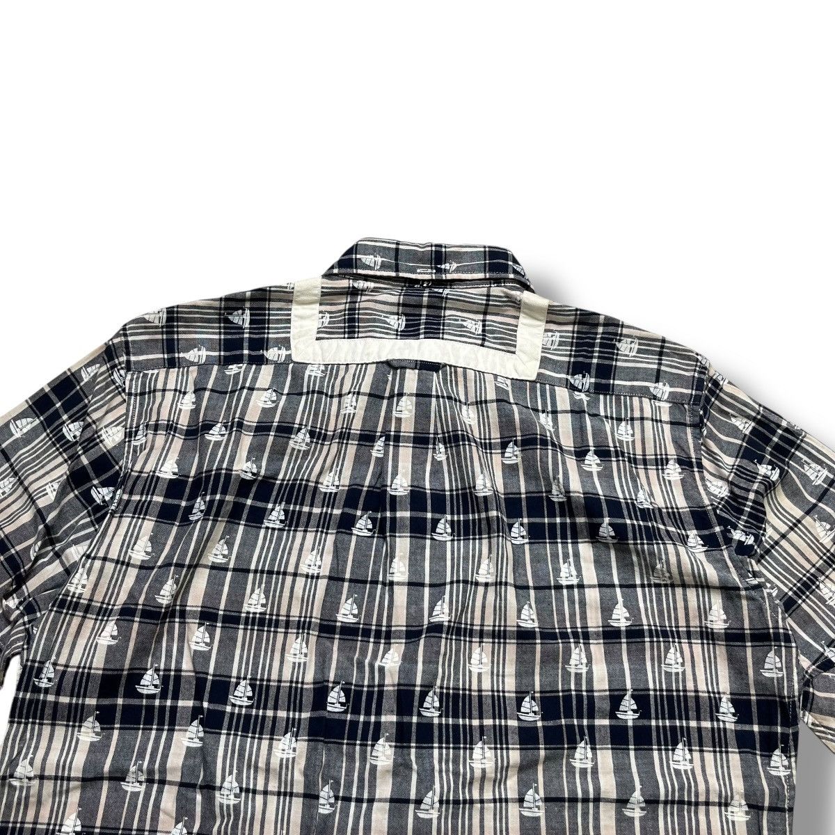 Thom Browne Thom Browne x Koe Plaid shirt with subtle sailboat print ⚓ Size US L / EU 52-54 / 3 - 11 Thumbnail