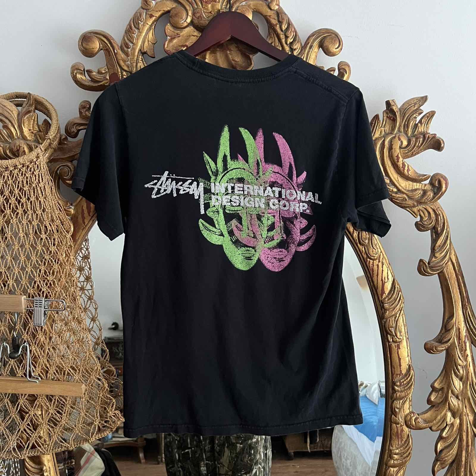 Stussy stussy streetwear black tshirt 90s Size US S / EU 44-46 / 1 - 1 Thumbnail