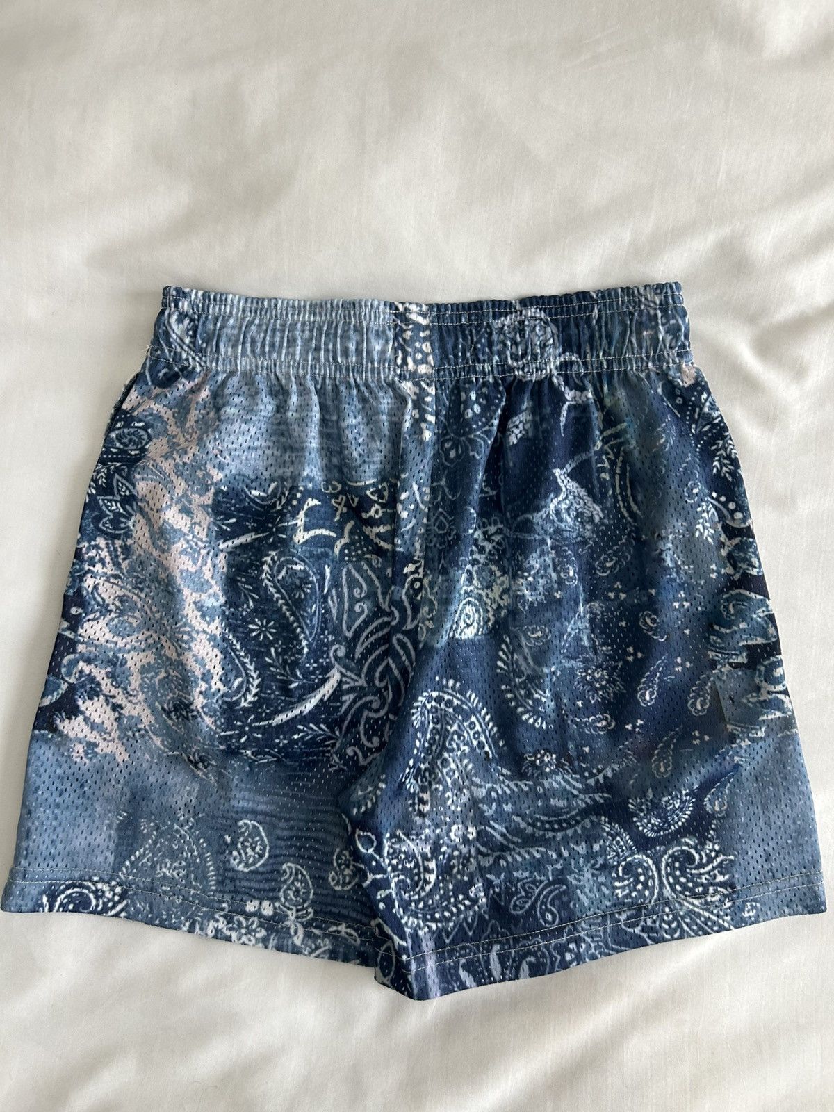 Eric Emanuel Eric Emanuel Basic Shorts EE Blue Paisley Medium Size US 31 - 5 Thumbnail