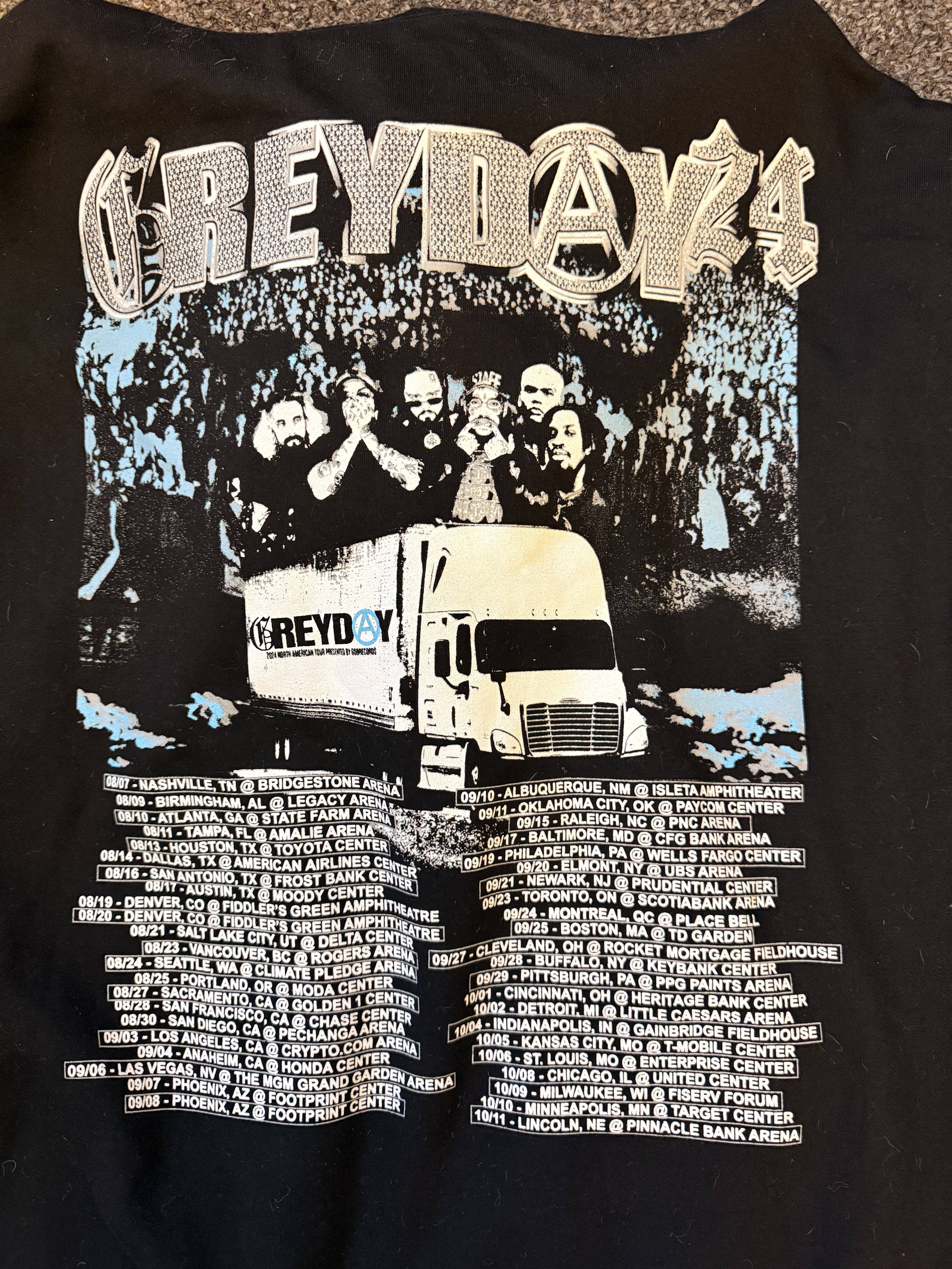 G59 Records $uicideBoy$ G59 GreyDay 2024 Tour Hoodie - Size 3X Size US XXL / EU 58 / 5 - 5 Thumbnail