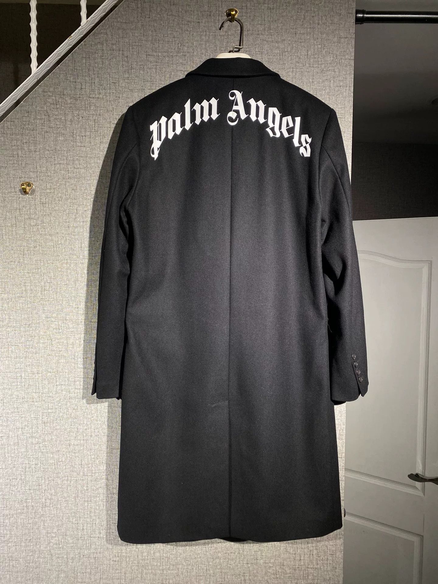 Palm Angels black palm angels coat with tags Size US L / EU 52-54 / 3 - 1 Thumbnail