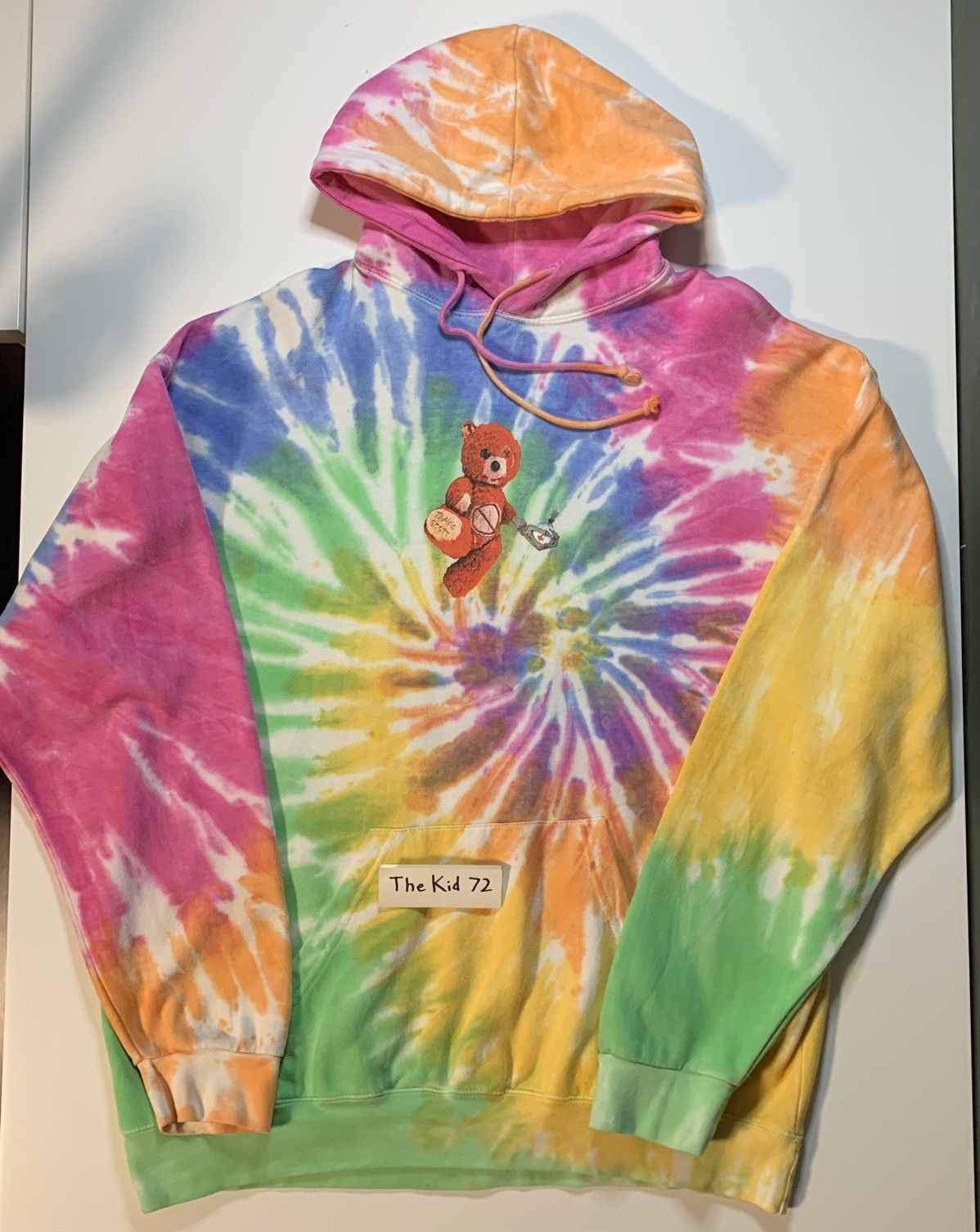 Astroworld Tie-Dye Teddy Bear Hoodie